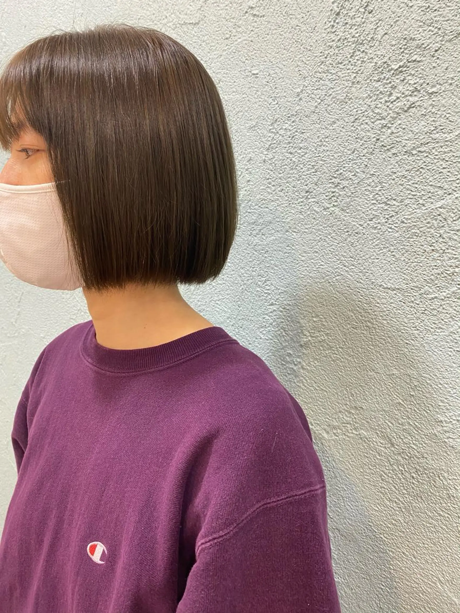 ショート カラー ベージュカラー 透明感カラー 菜 摘のヘアスタイル