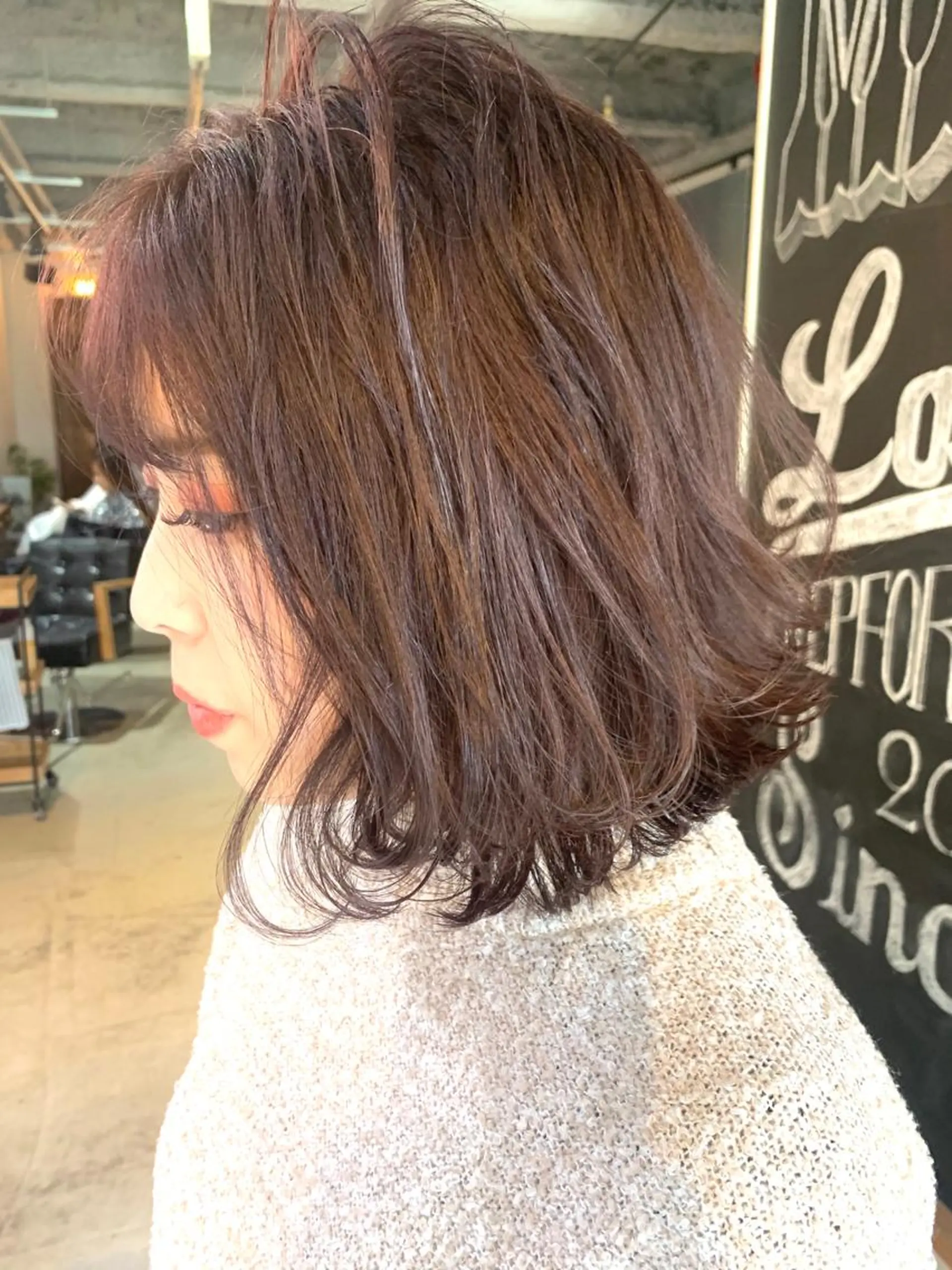 ショート カラー カット ヘアカラー トリートメント メンズヘア/レイヤー /ボブ山内春輝のヘアスタイル