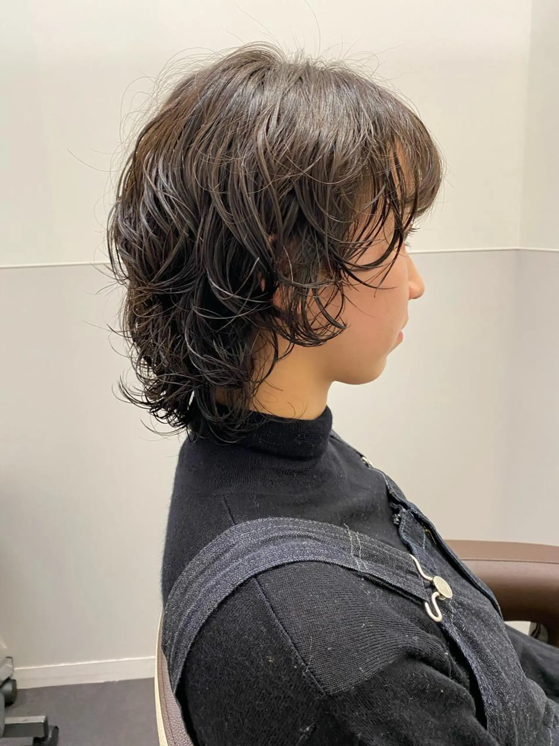 ミディアム パーマ パーマ、髪質改善 菊地美月のヘアスタイル