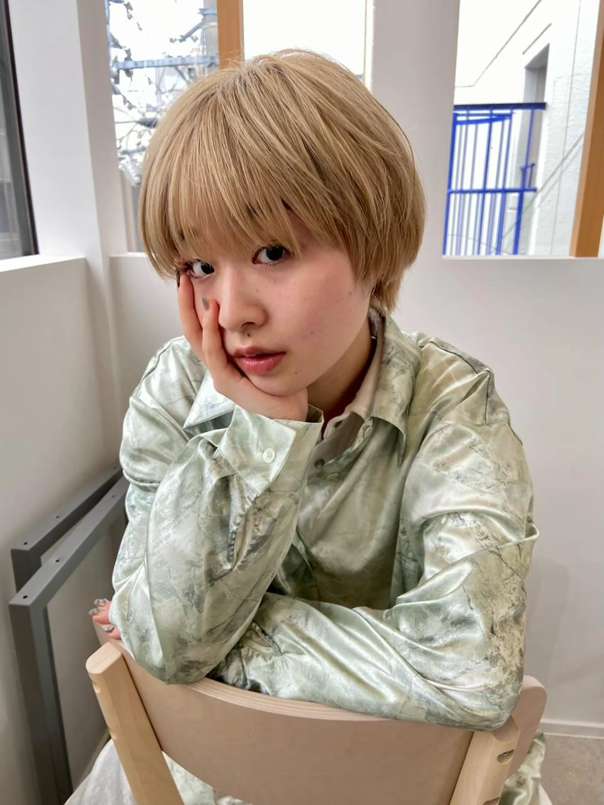 ショート ヘアアレンジ カット トリートメント 田中 あやなのヘアスタイル