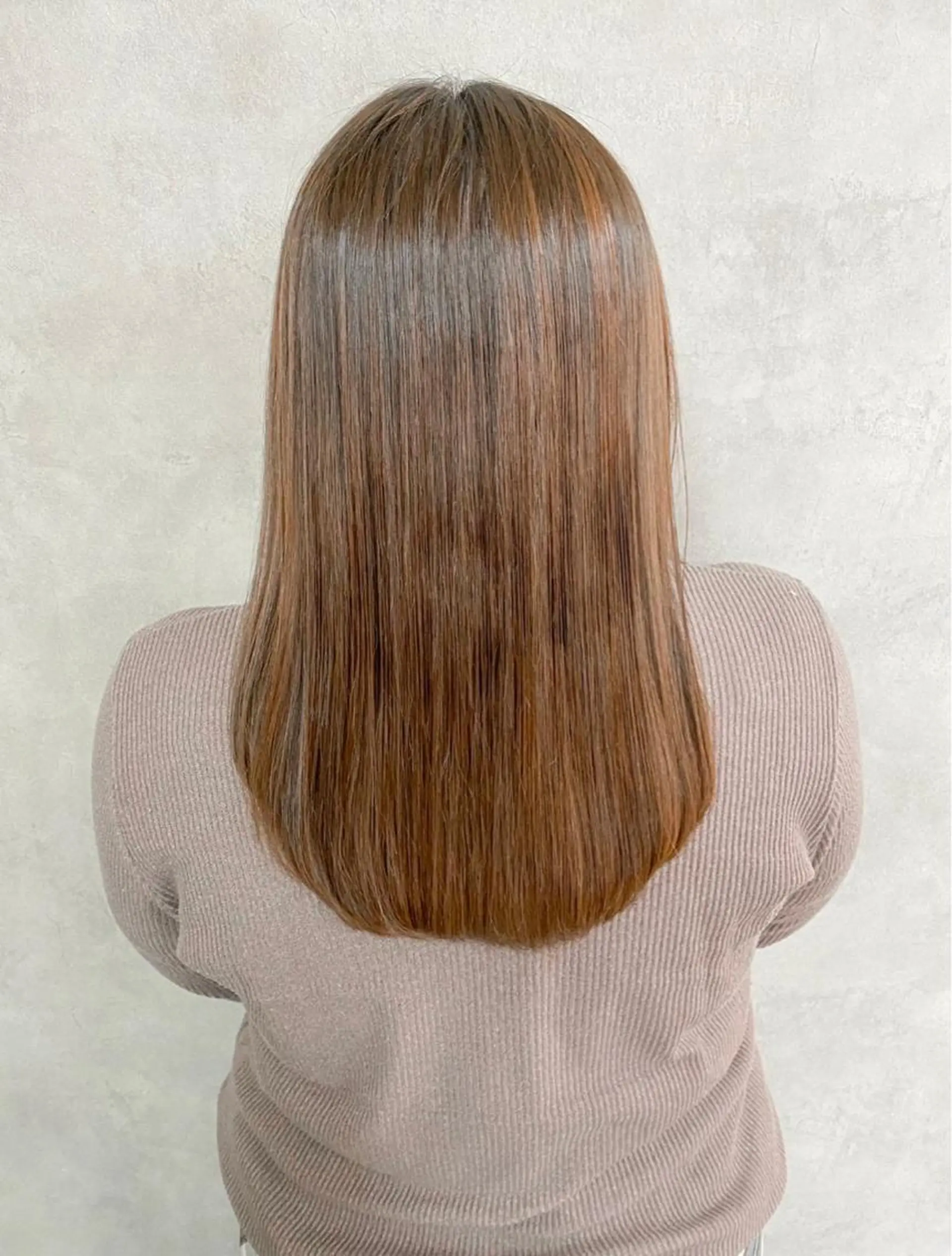 ロング カット 縮毛矯正 🫧透明感カラー /艶髪すなお🧸のヘアスタイル