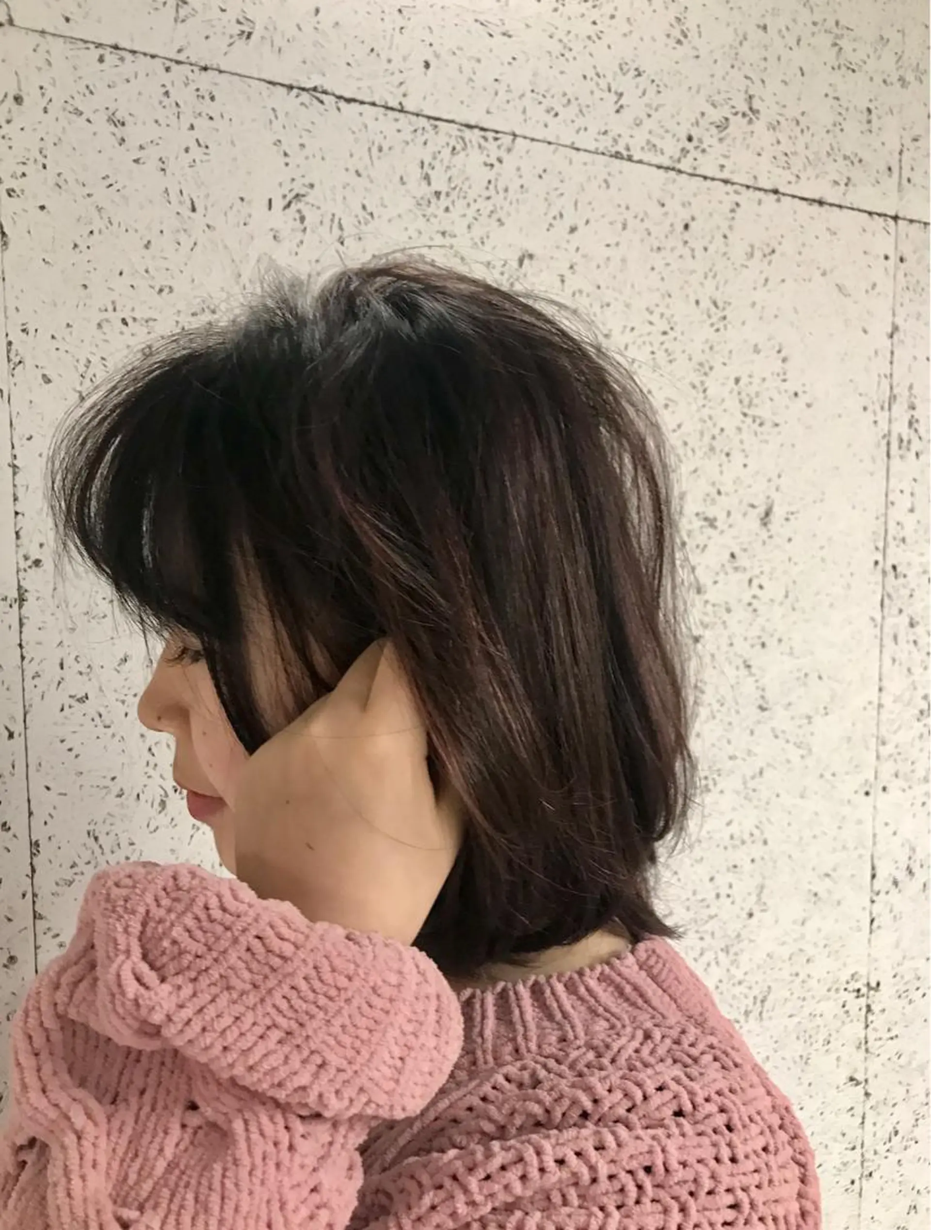 ミディアム カラー KOOKI スティードトーキョーのヘアスタイル