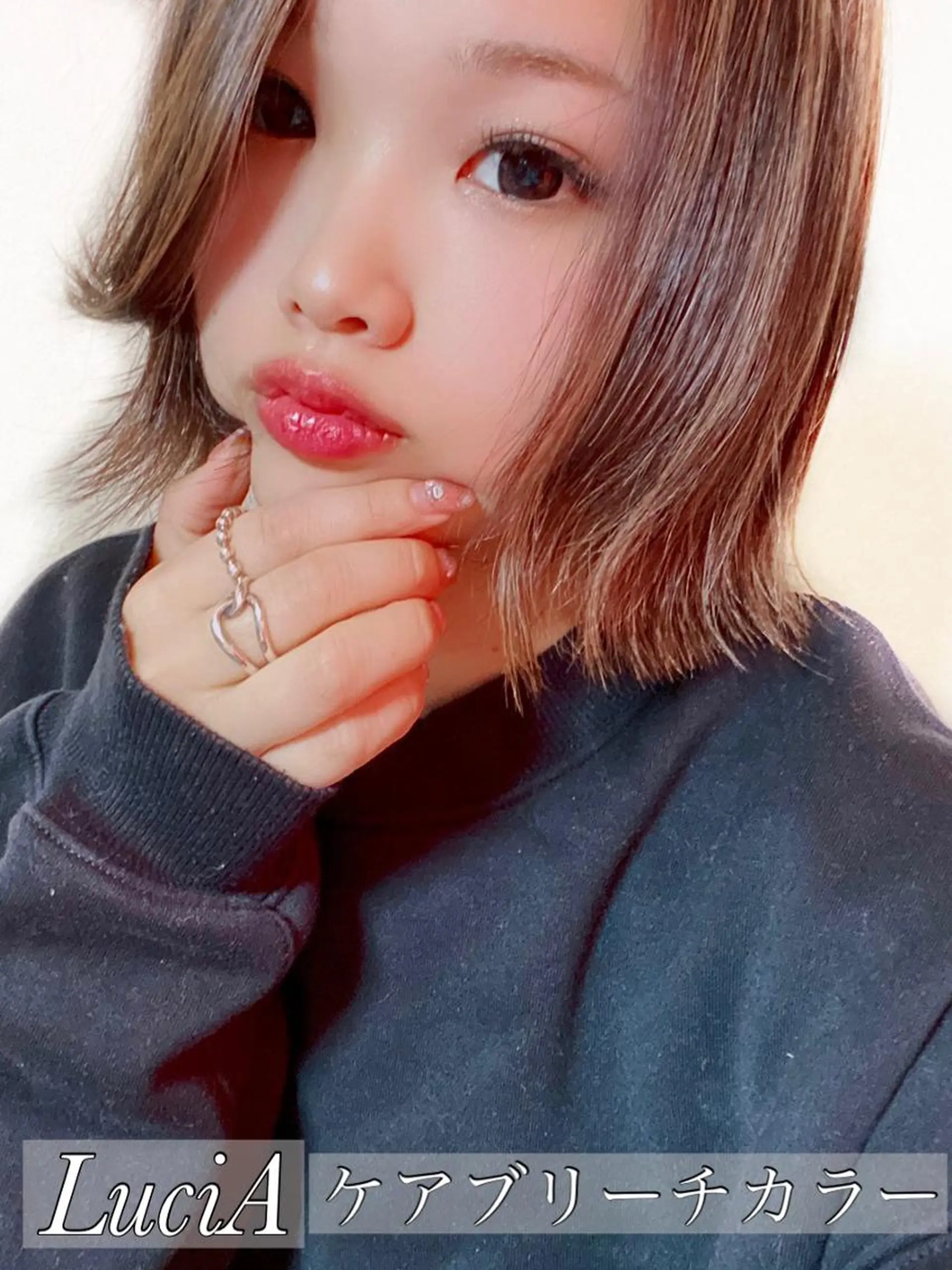 ロング カラー ヘアアレンジ ブリーチ ケアブリーチ ダブルカラー グラデーションカラー イルミナカラー LuciA/エクステ カラーのヘアスタイル
