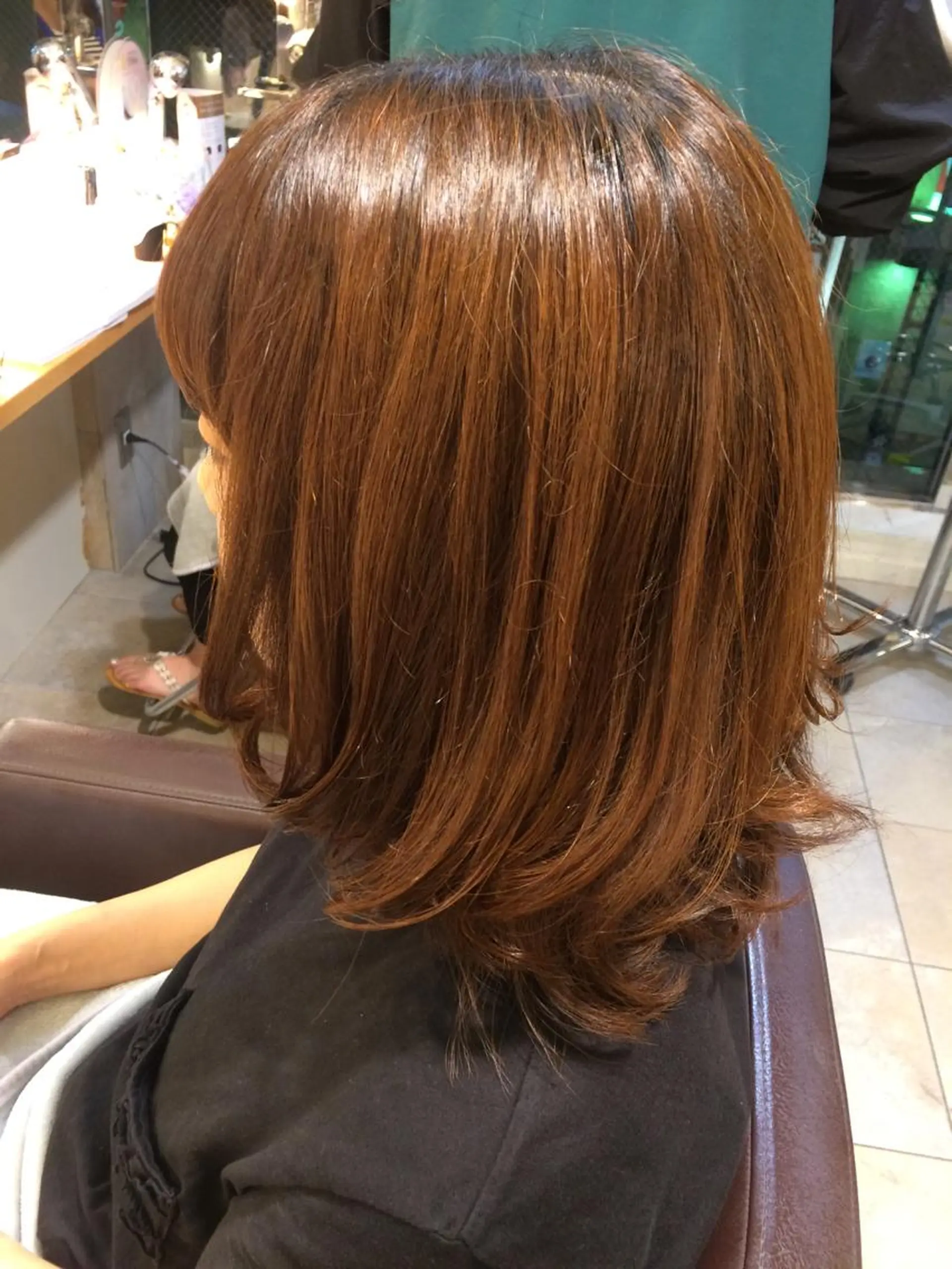 ミディアム カラー パーマ ヘアアレンジ メンズパーマの巨匠 鈴木純のヘアスタイル