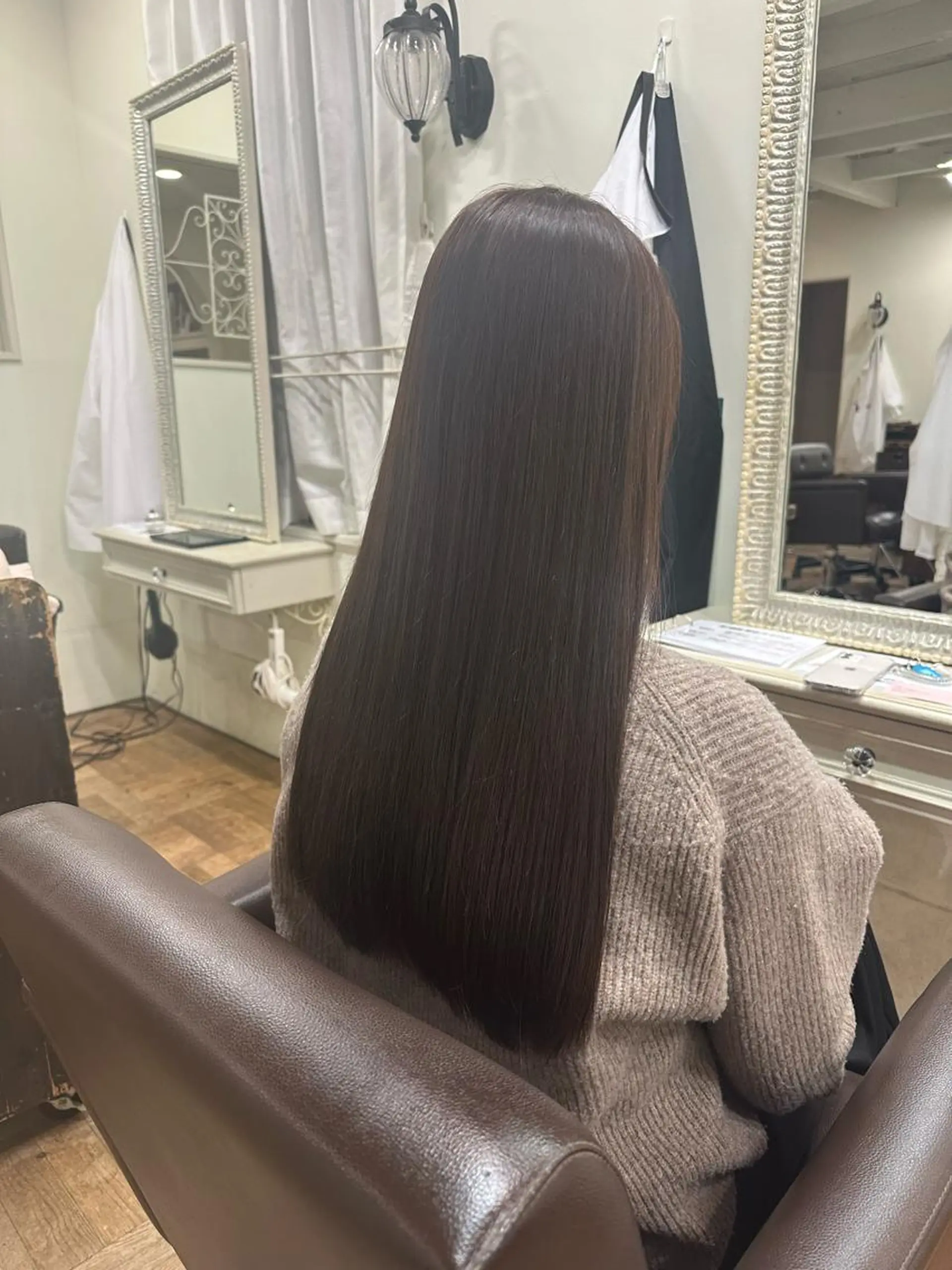 ロング カラー 久田 知奈梨のヘアスタイル