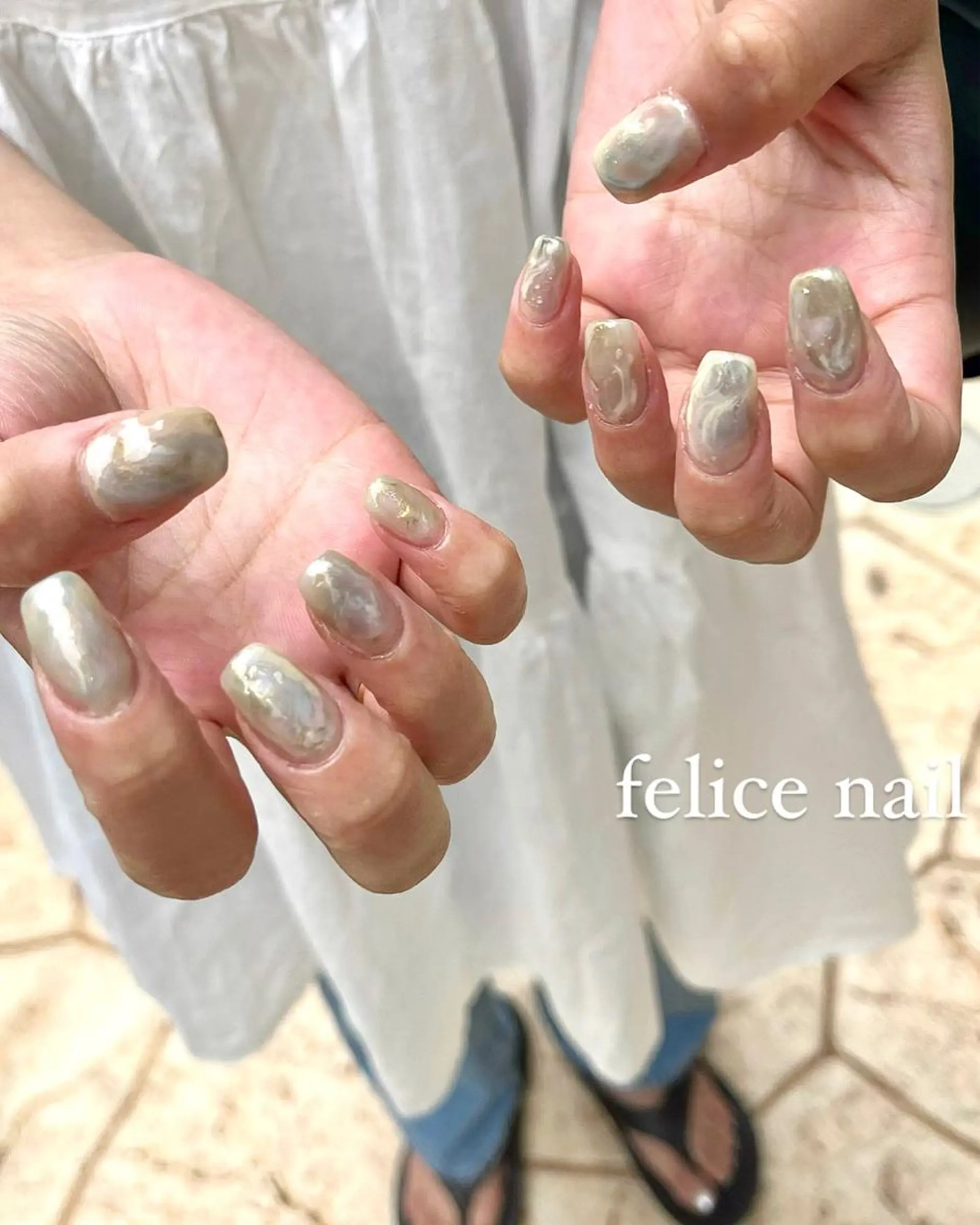ネイル ジェルネイル ニュアンスネイル felice nailのネイルデザイン
