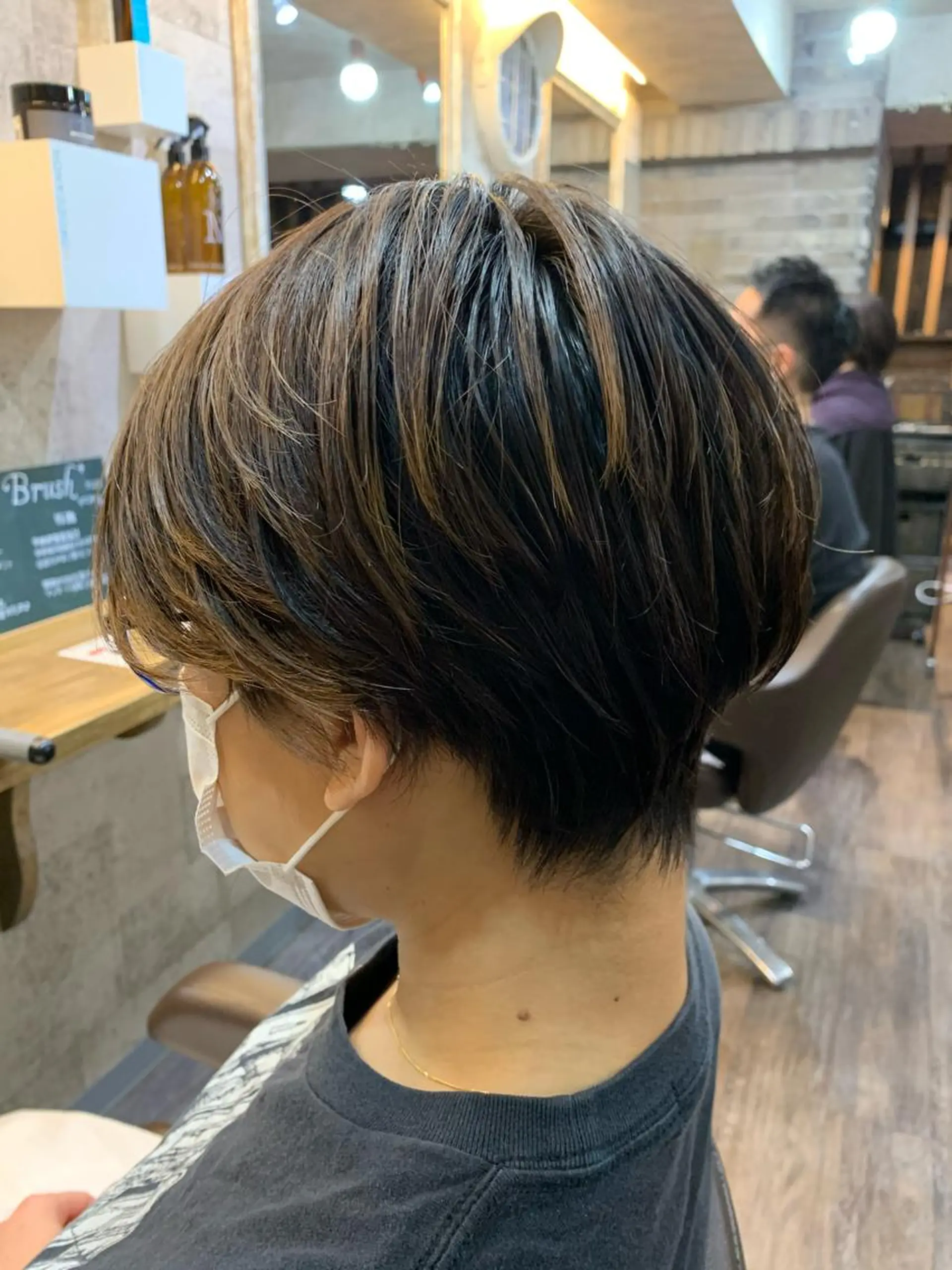 ショート ハンサムショート ショートヘア カット B E C H I C O〔べち子〕のヘアスタイル