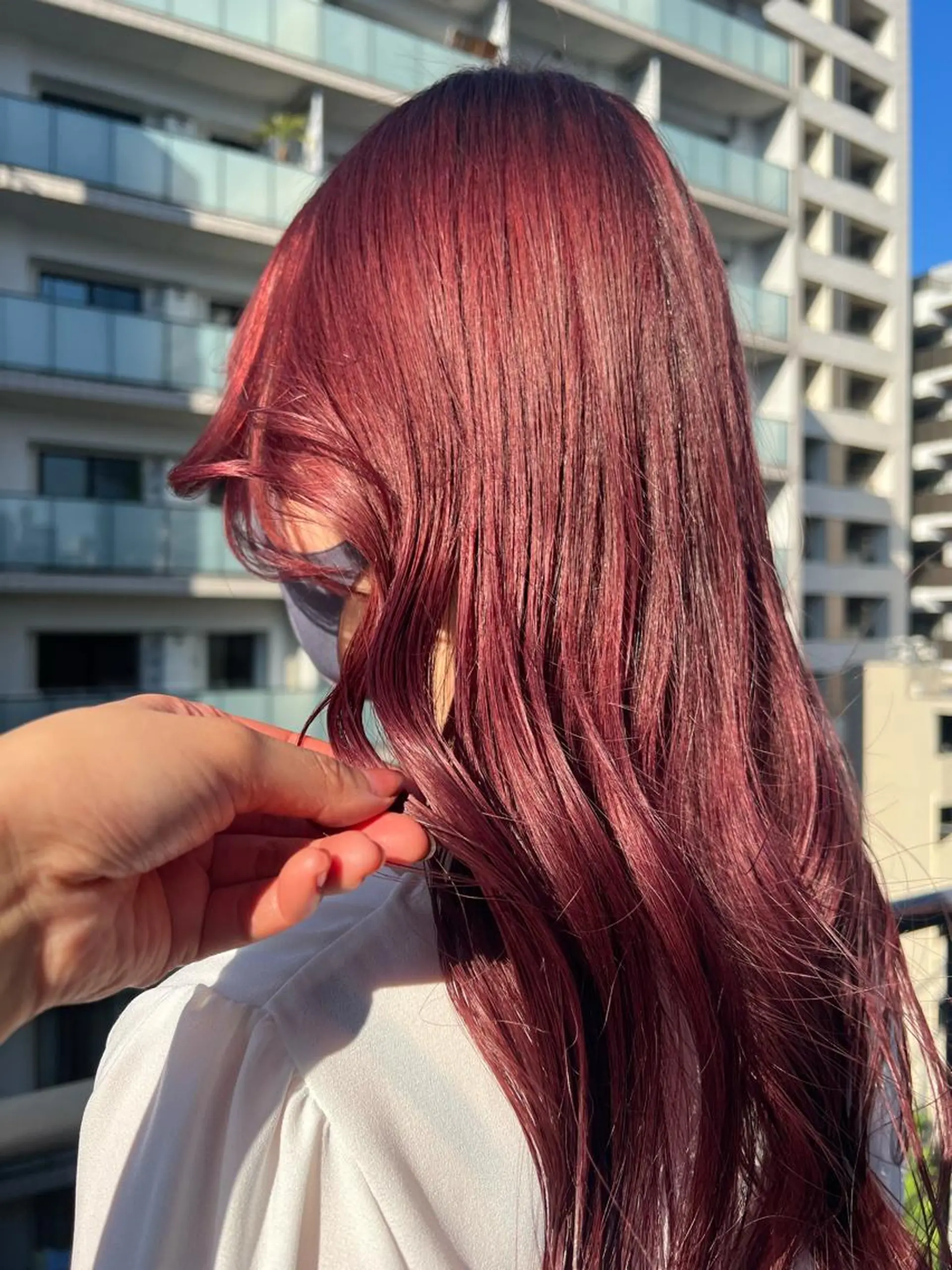 ロング カラー 周りと差のつくハイト ーン🥣AZUKIのヘアスタイル