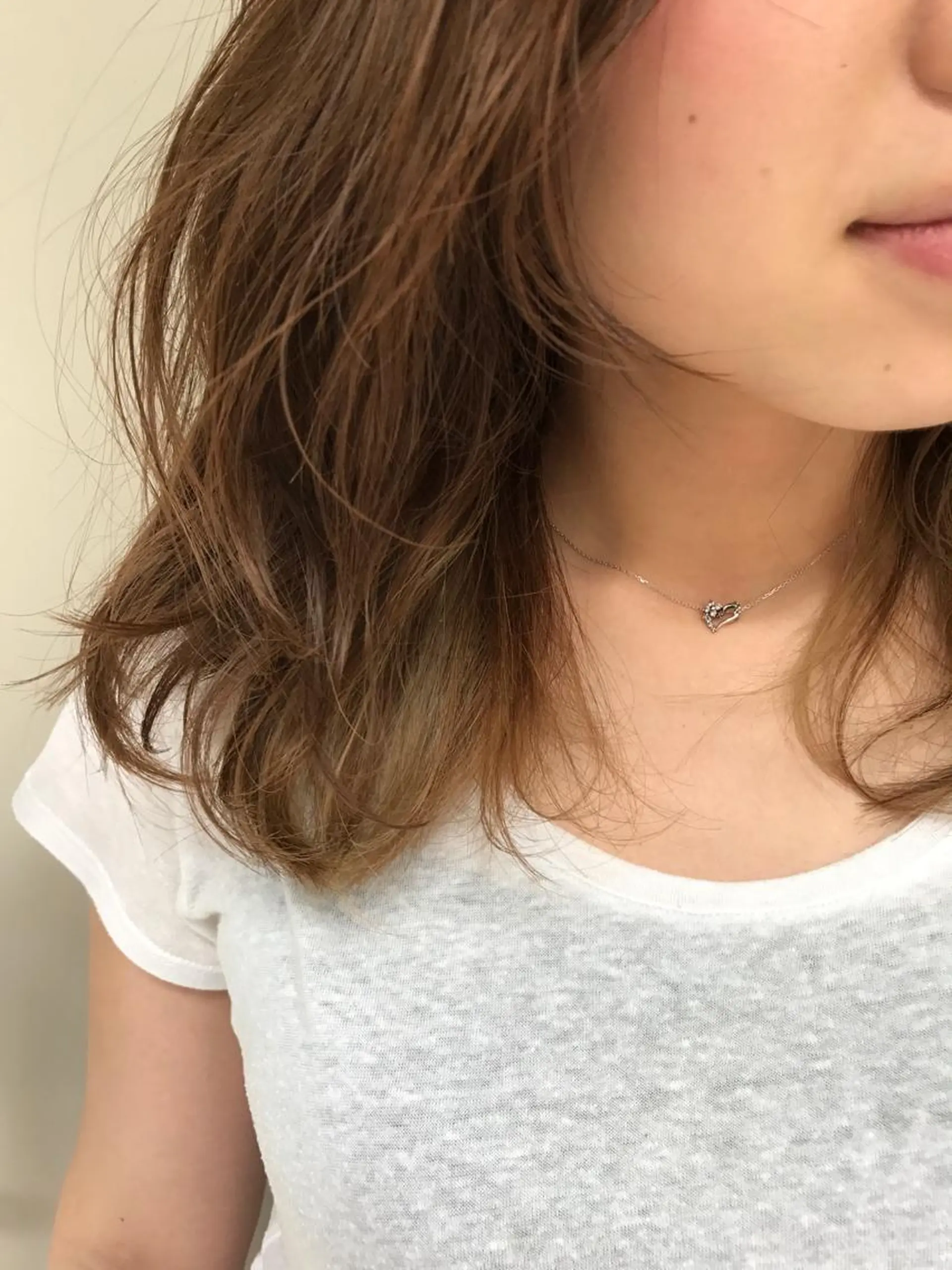 ロング カラー ハイライトカラー ハイライト 江崎 わか子のヘアスタイル