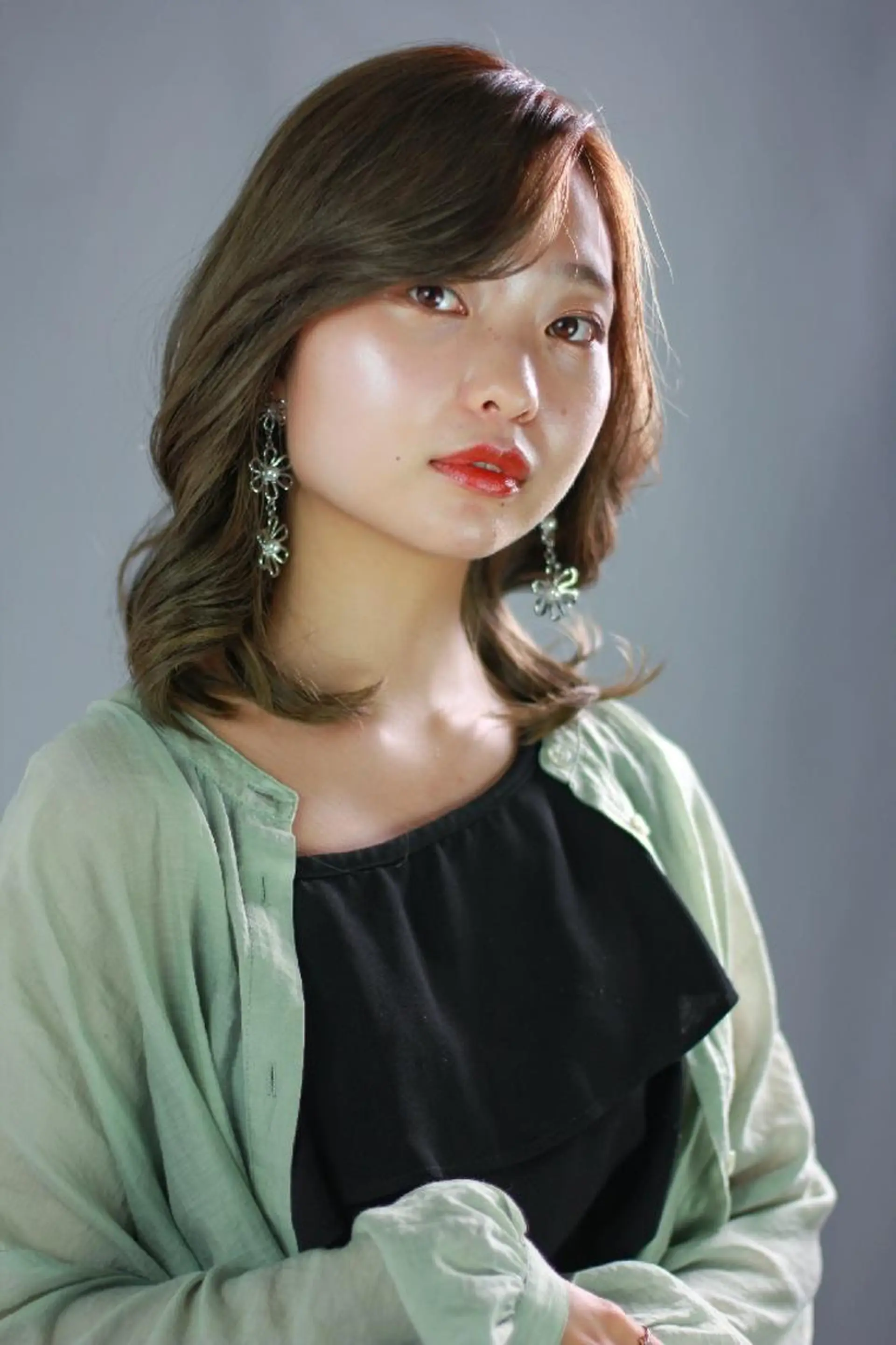 ミディアム カラー パーマ Loop for hair所属・松尾 泰伸のヘアスタイル