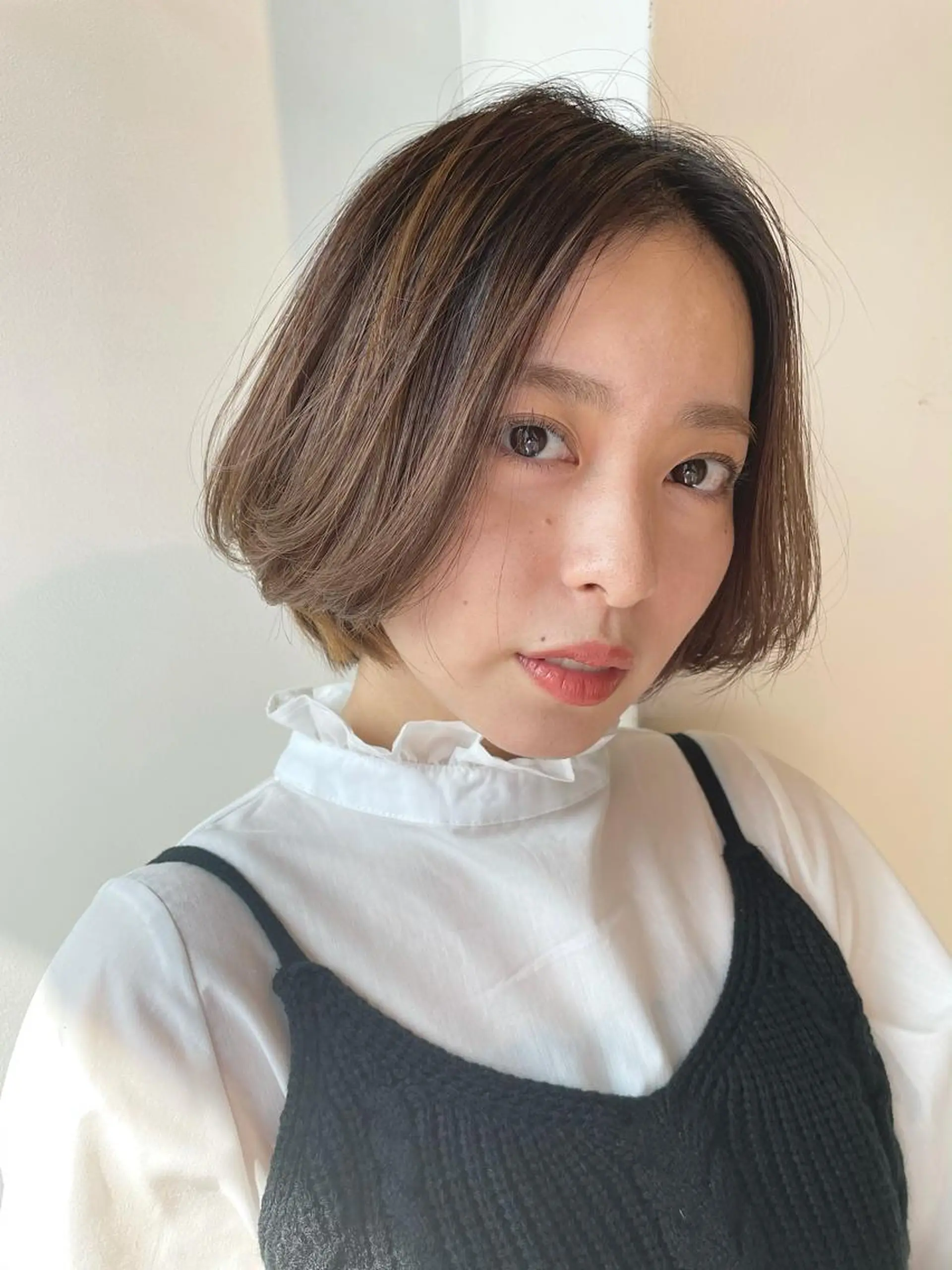 ショート カラー オーガニックカラー カット ヘアカラー トリートメント 過去一の柔髪ヘア 🌿einshairのヘアスタイル