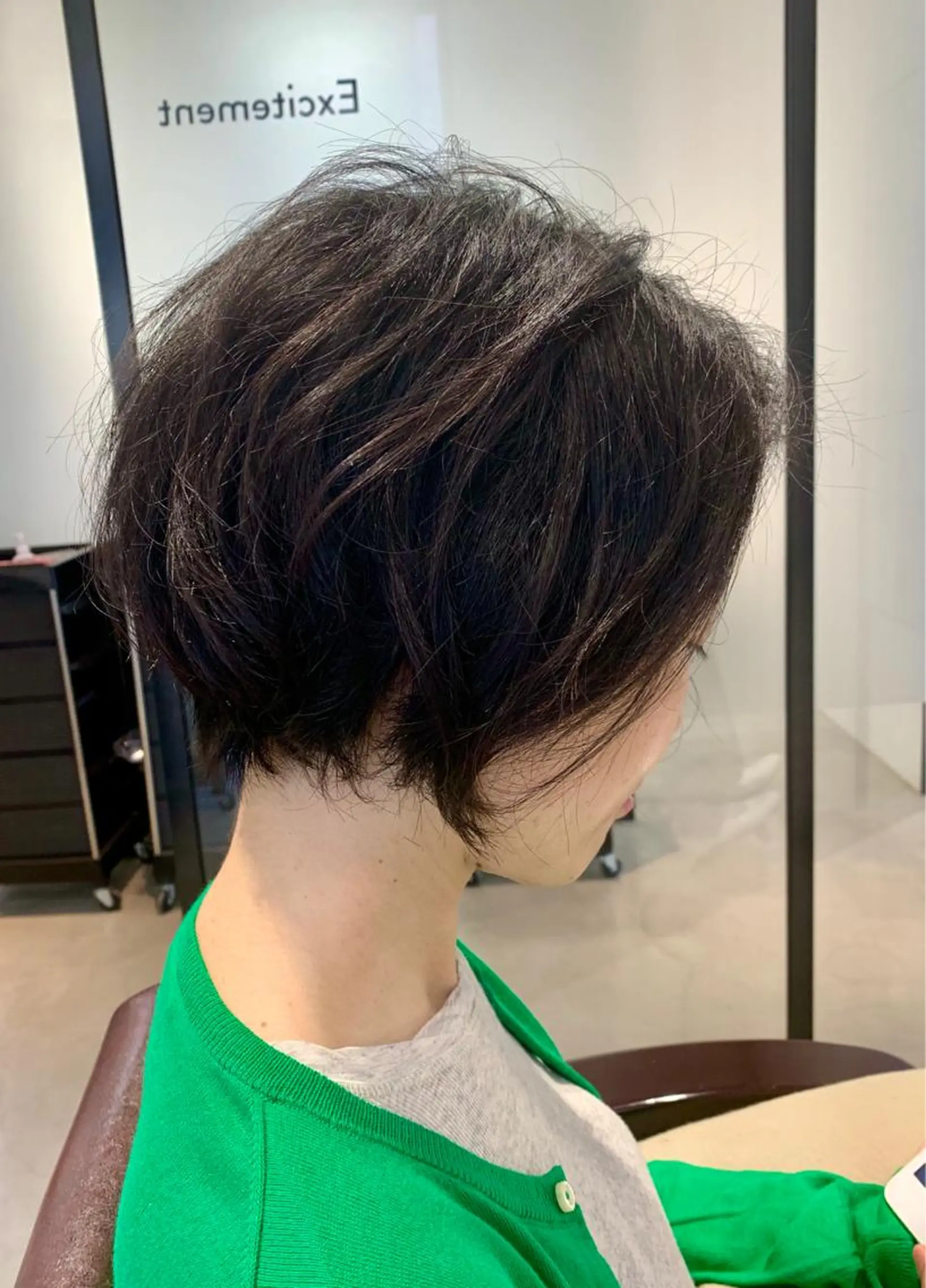 ショート パーマ カット ヘアカラー パーマ トリートメント ヘッドスパ イガラシ ジュン/髪質改善のヘアスタイル