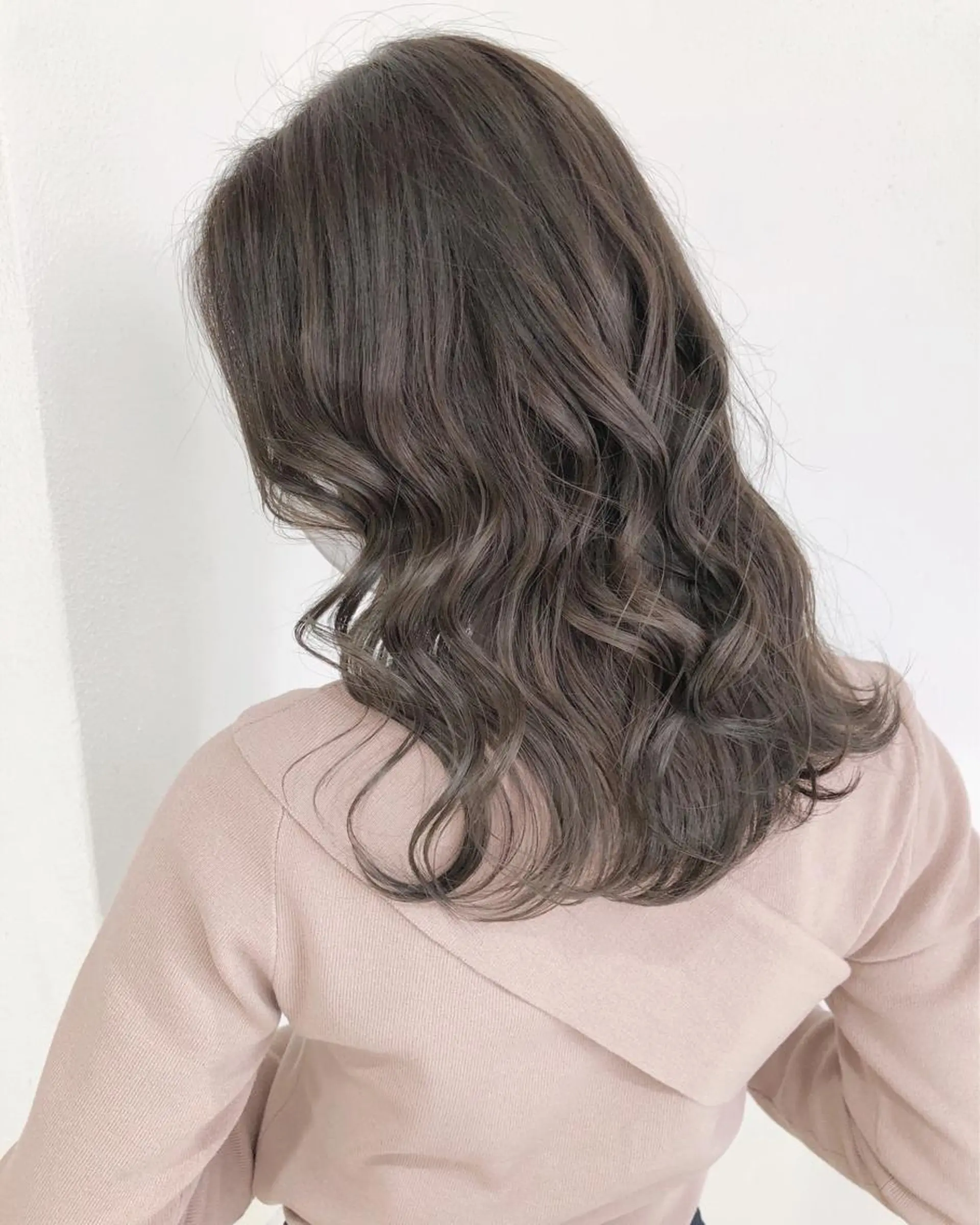 ミディアム カラー ブラウンカラー 透明感カラー カット ヘアカラー トリートメント GiseL天神カラー 髪質改善/ブリーチのヘアスタイル