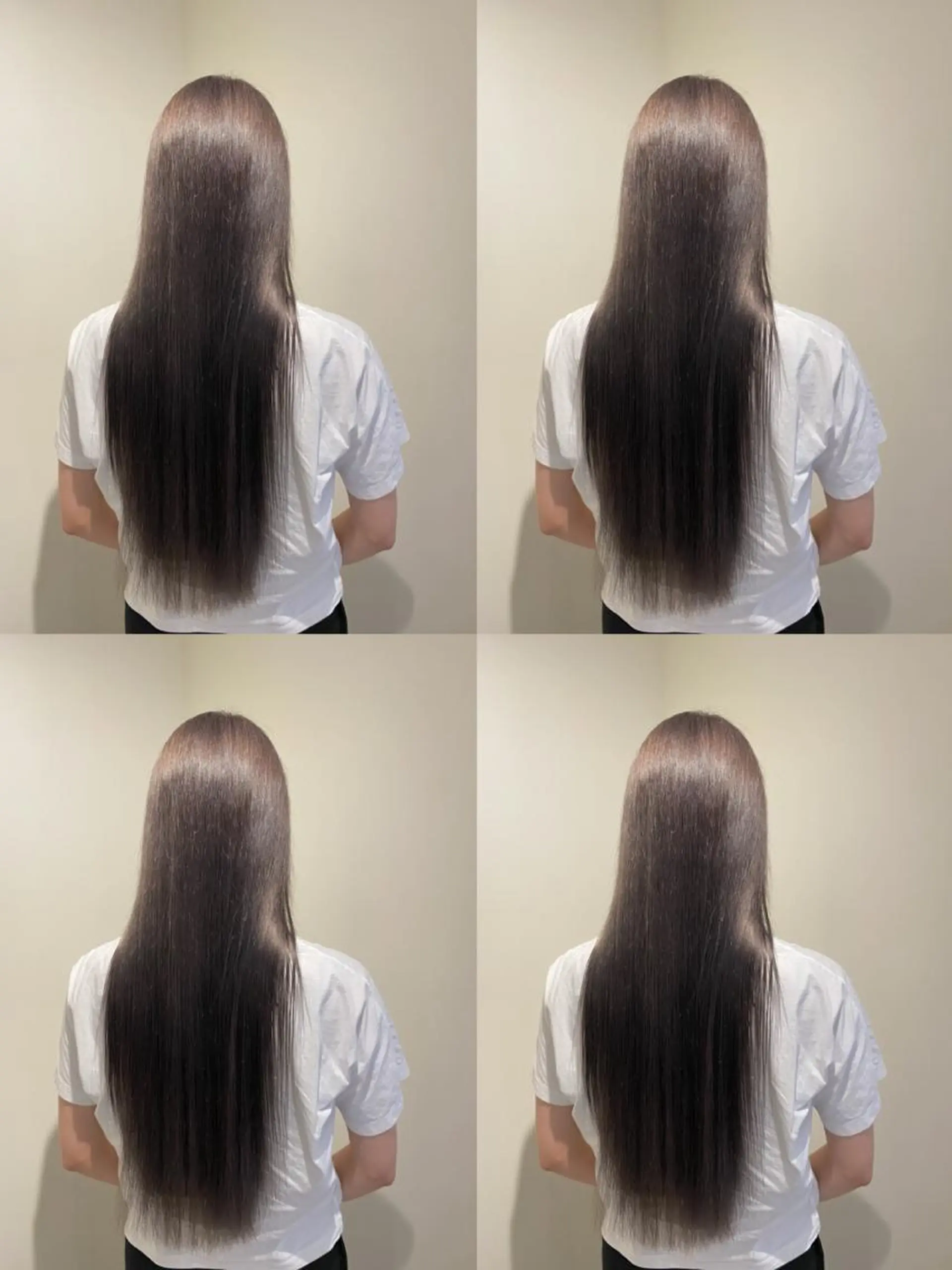 ロング カラー ブリーチ 金島 青のヘアスタイル
