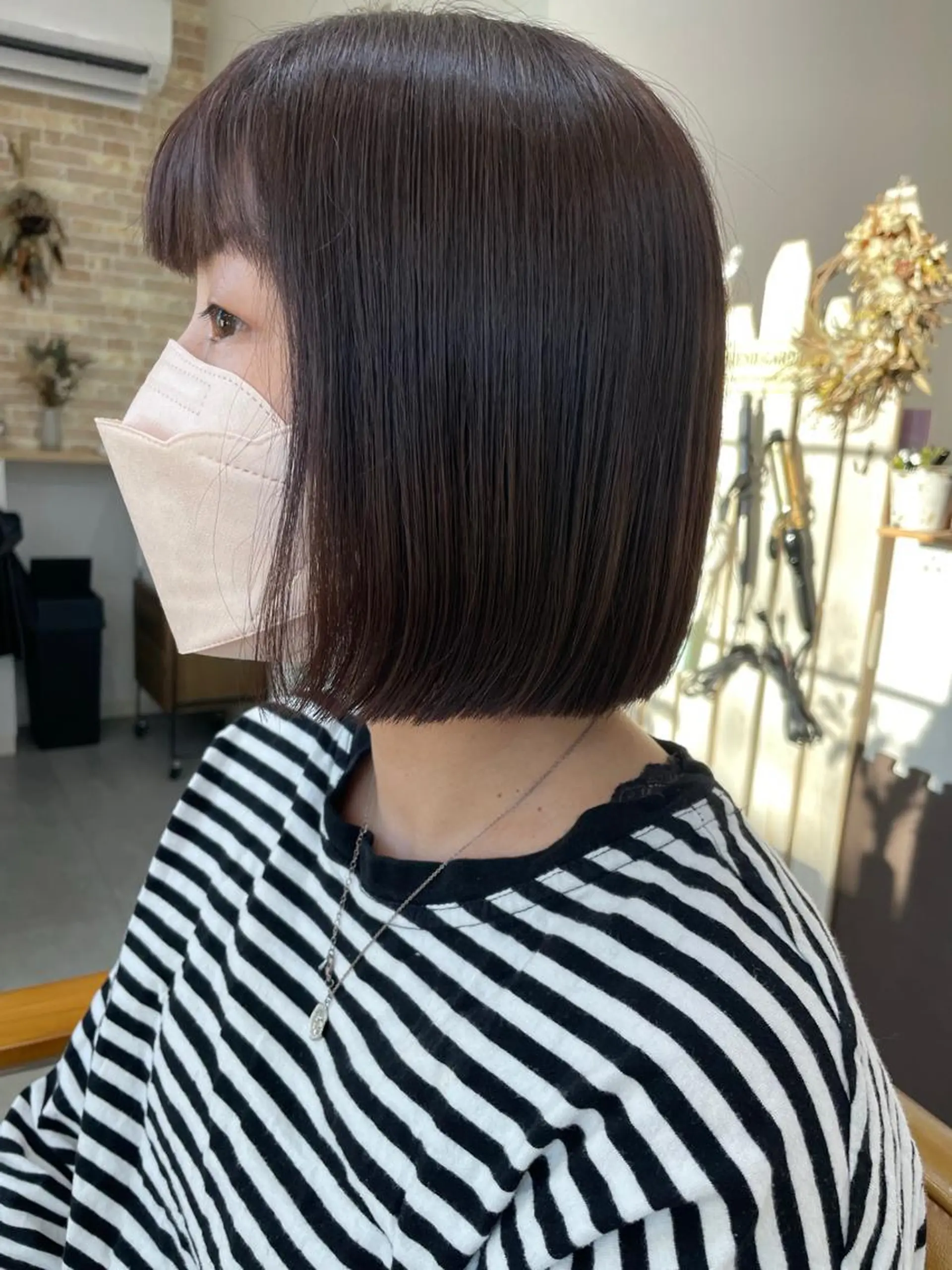 ショート ボブ カット トリートメント キノシタ マユのヘアスタイル