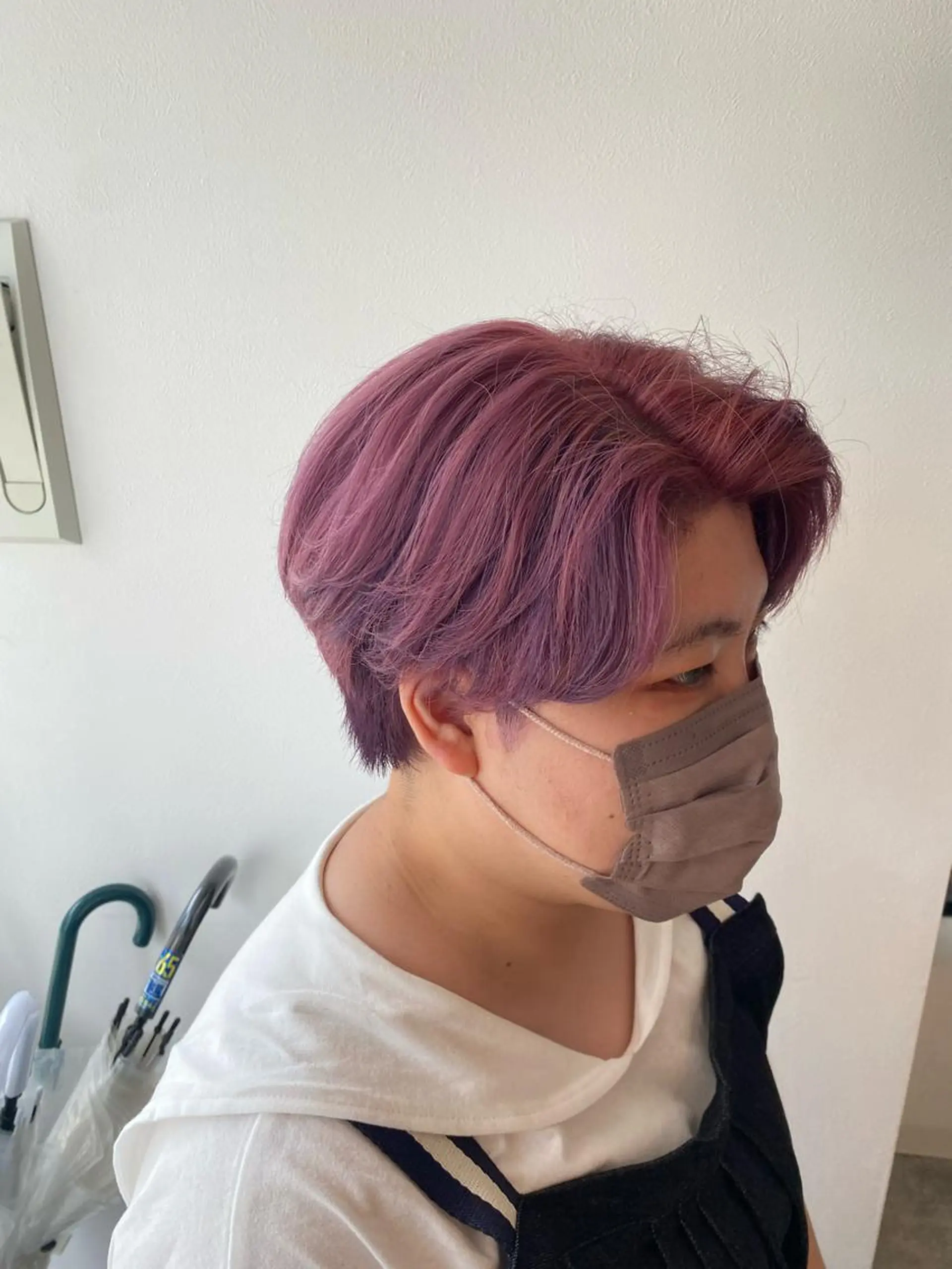 ショート カラー メンズ コンマヘア マッシュ カット ヘアカラー オスズ 🎀´-のヘアスタイル