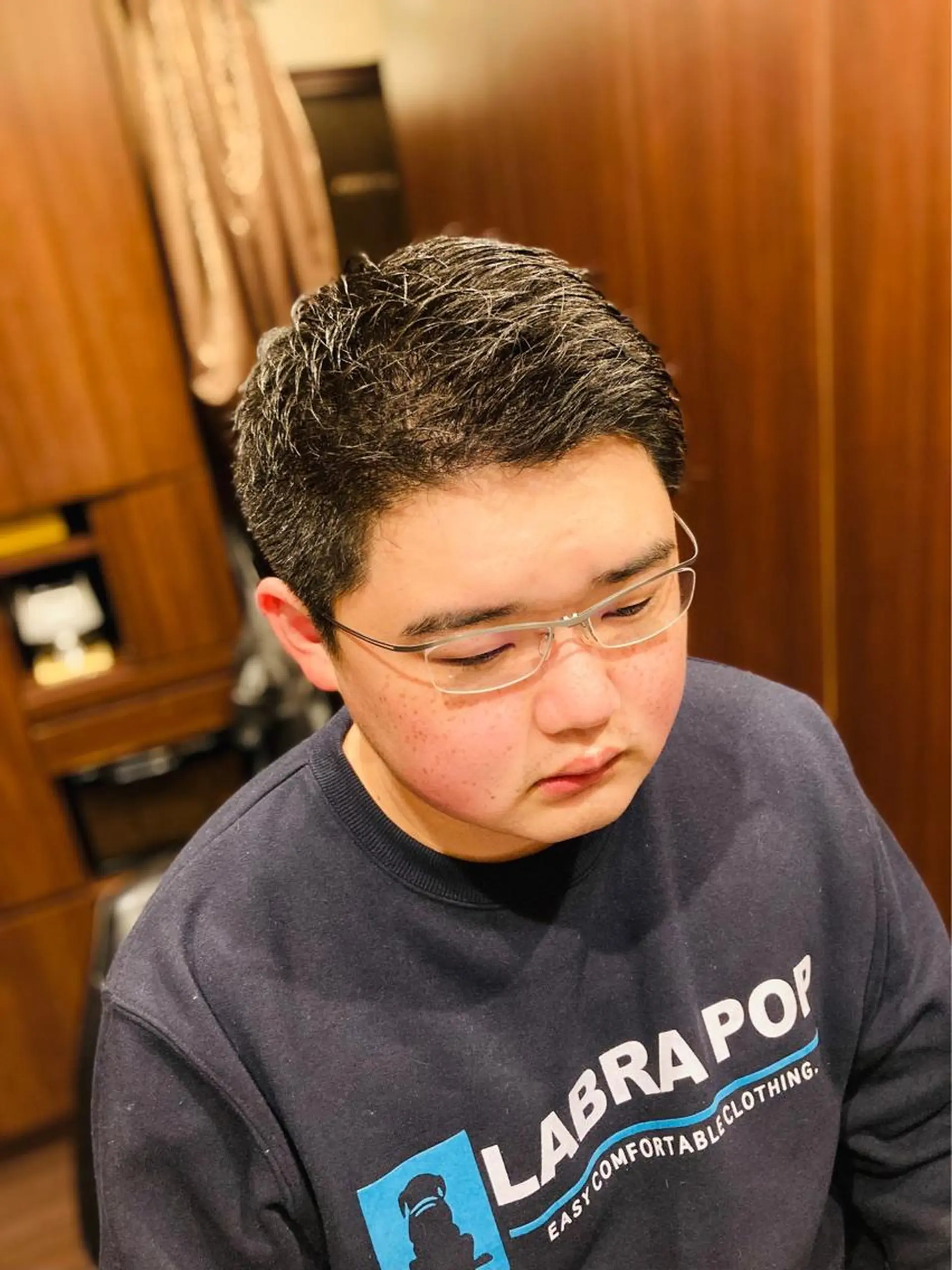 ショート メンズ TAKUMI/銀座/ ビジネス/フェードのヘアスタイル