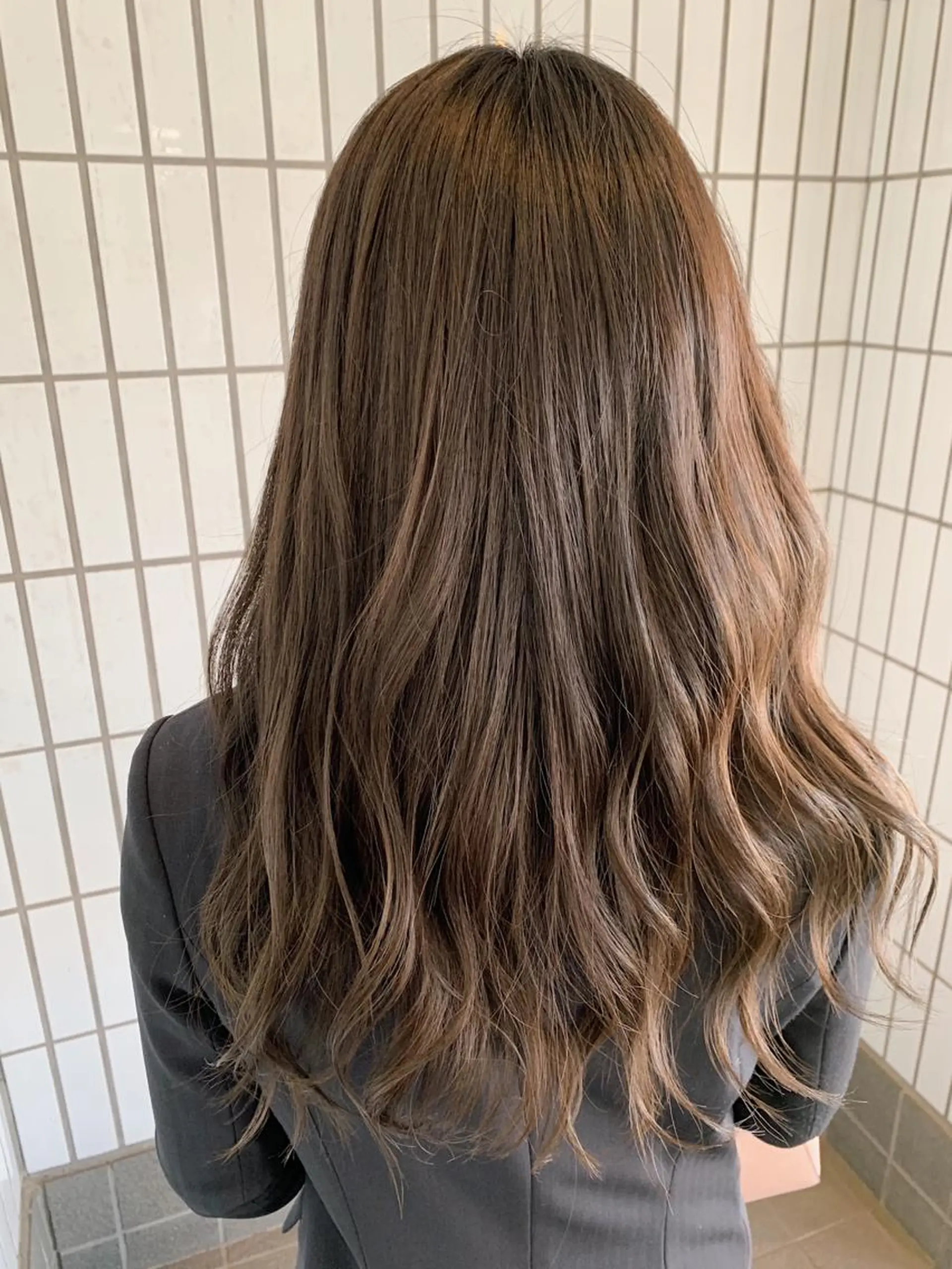 ロング カラー ハットリ /北習志野のヘアスタイル