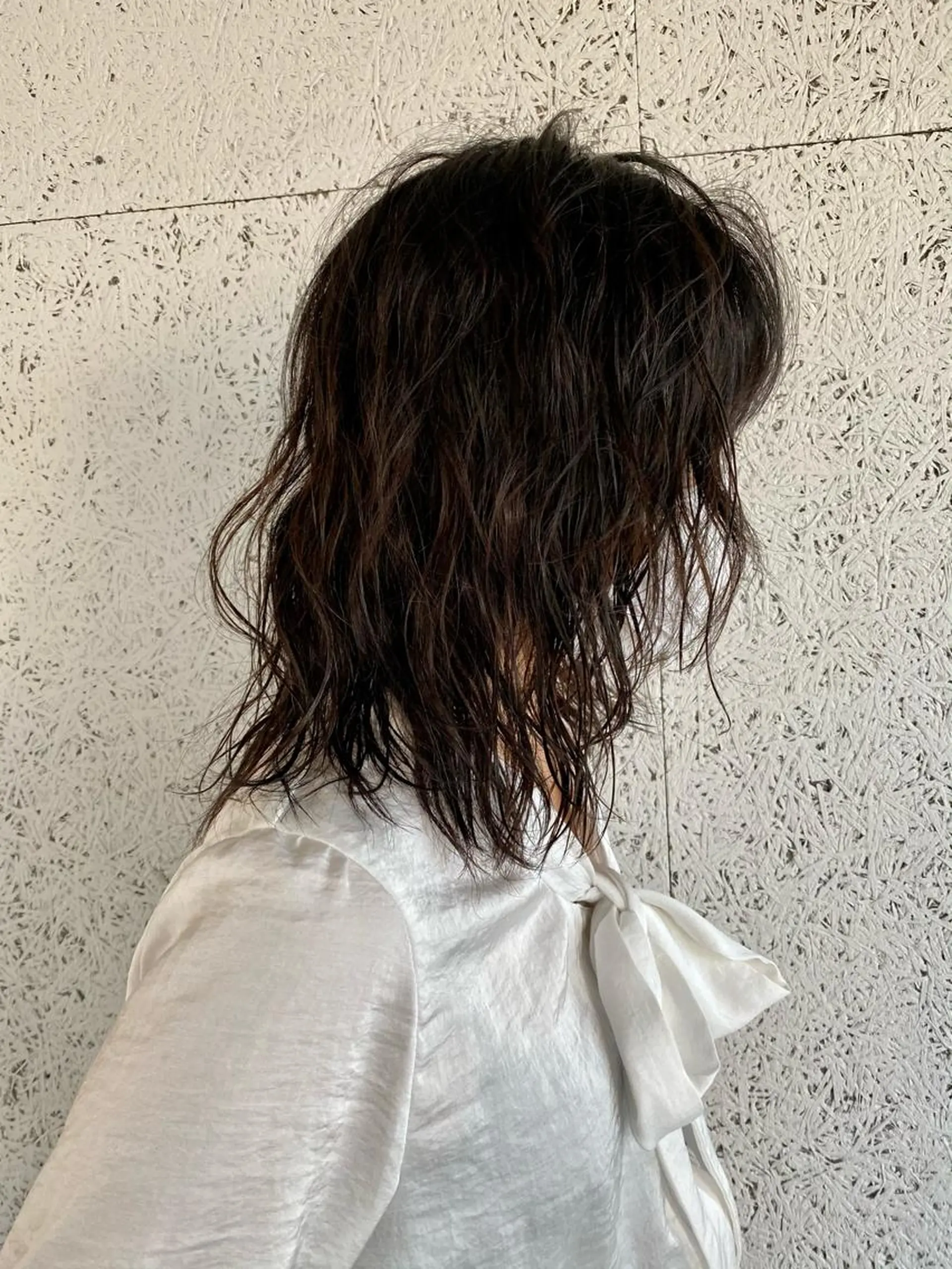 ミディアム パーマ KOOKI スティードトーキョーのヘアスタイル