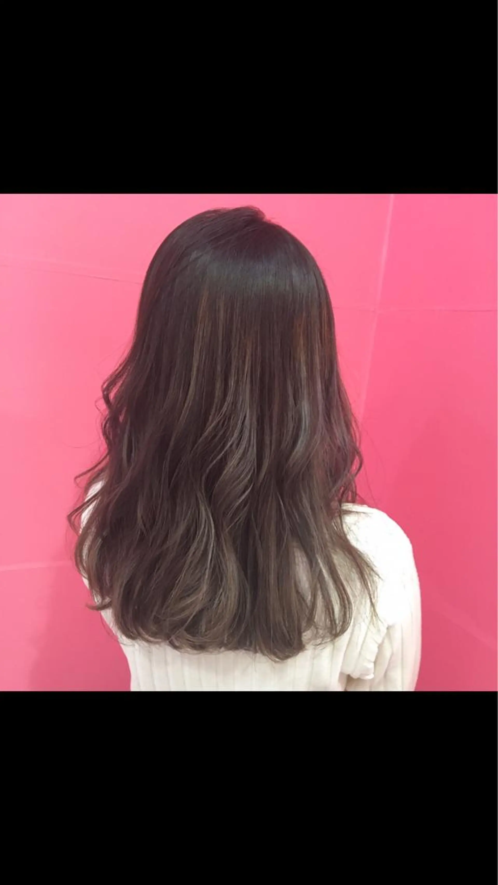 セミロング ハイライト LiNA🌿藤原 茉莉花のマツエク・マツパデザイン