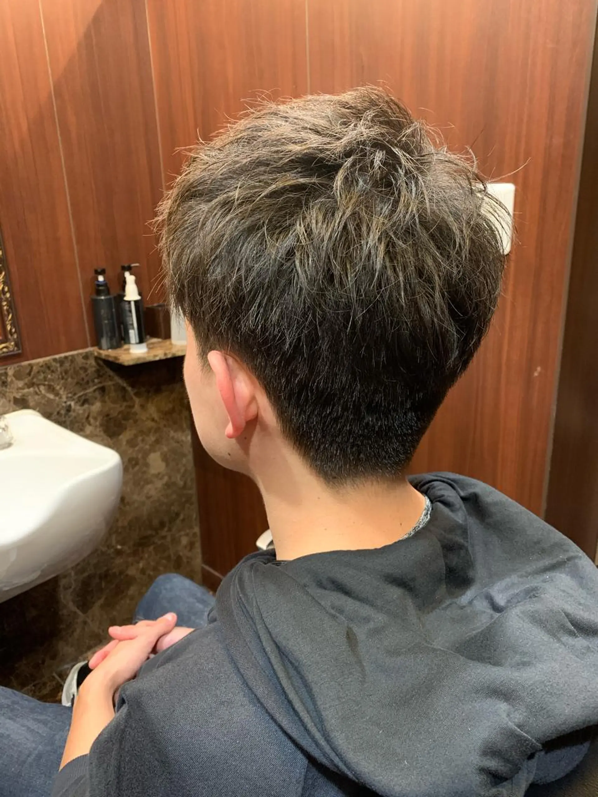 ショート メンズ 羽木 隆徒のヘアスタイル