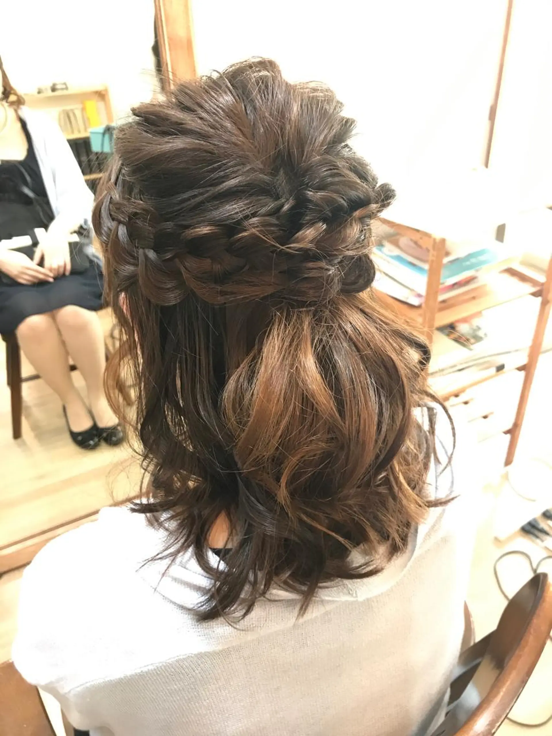 ミディアム ヘアアレンジ 早朝✨ヘアセット 着付け/清水玲歌のヘアスタイル