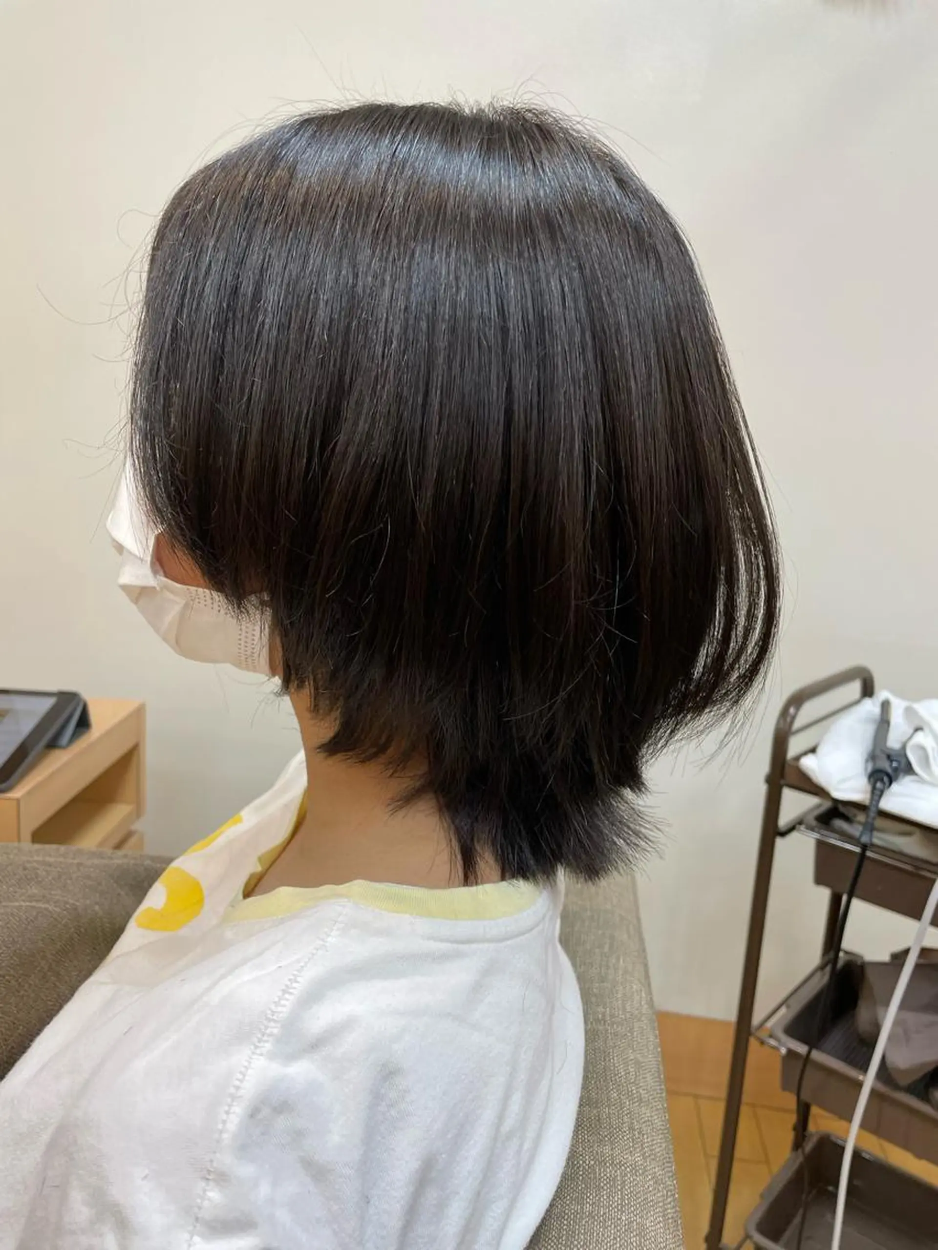 ミディアム ウルフカット 韓国ヘア 🤍中西麻友🤍のヘアスタイル