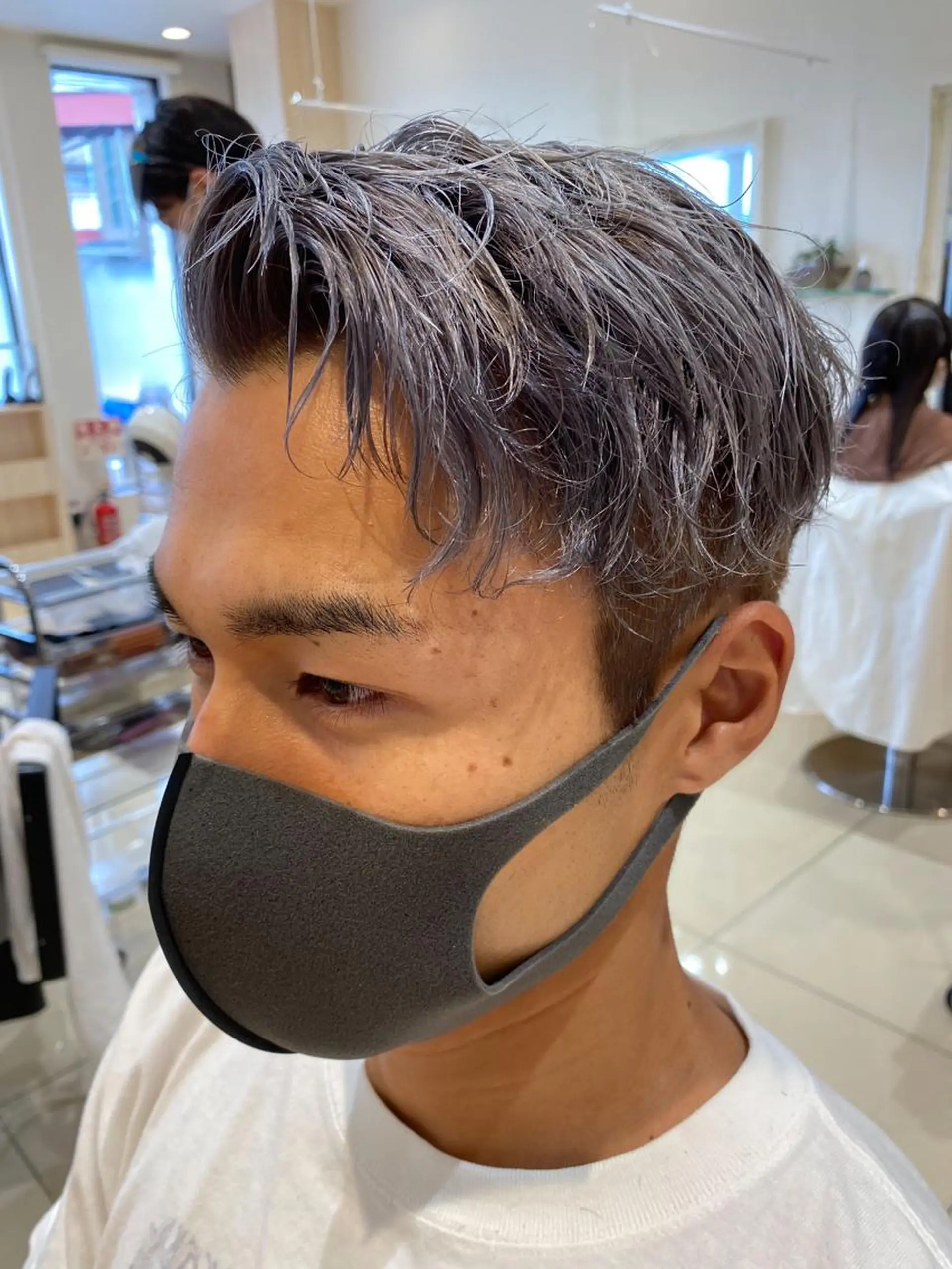 ショート カラー メンズ 髪質改善/茅ヶ崎 マツモト リョウのヘアスタイル