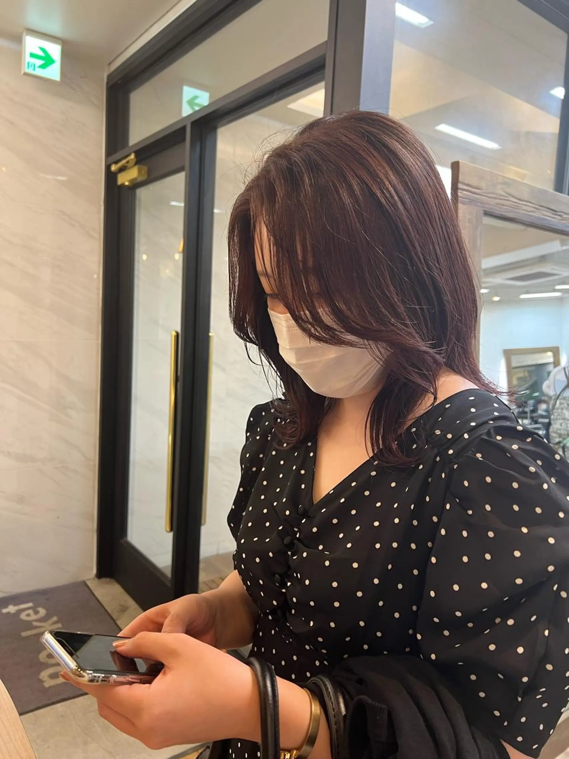 ミディアム カット ヘアカラー 🩶レイヤーカット/ さわ🩶のヘアスタイル