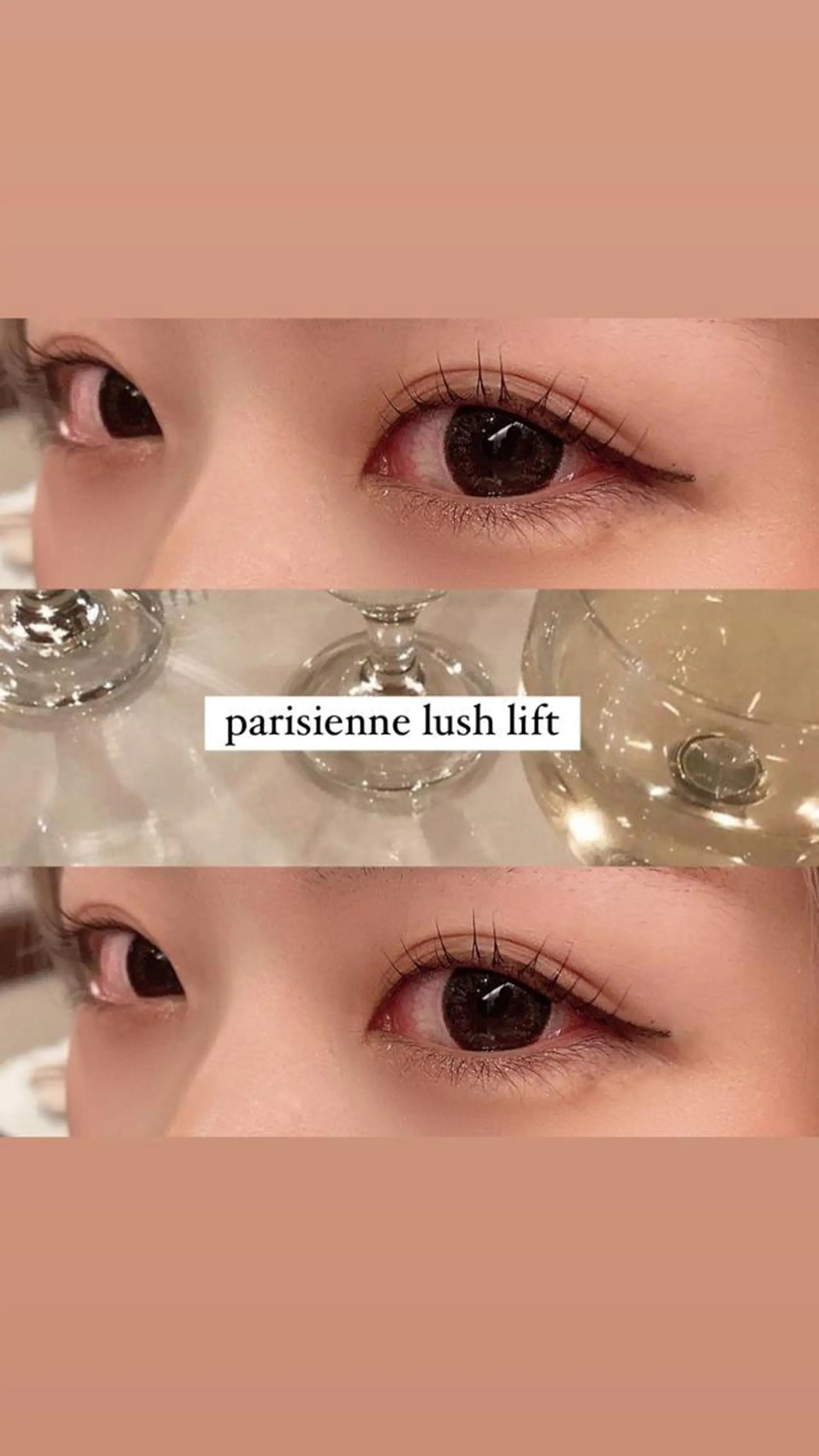 マツエク・マツパ パリジェンヌラッシュリフト 一重×まつ毛パーマ miiia lashのマツエク・マツパデザイン