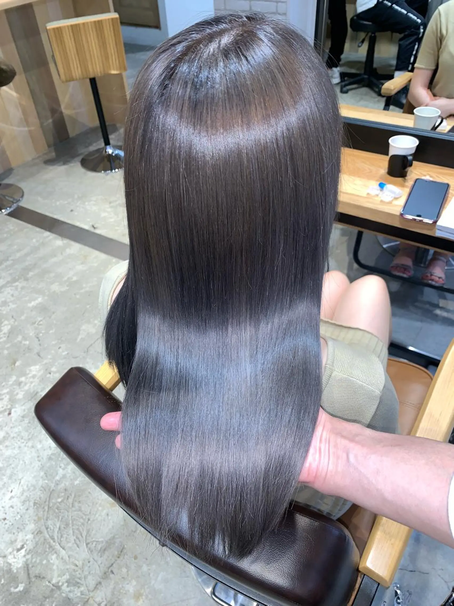 ロング 縮毛矯正/髪質改善 井上智秀のヘアスタイル