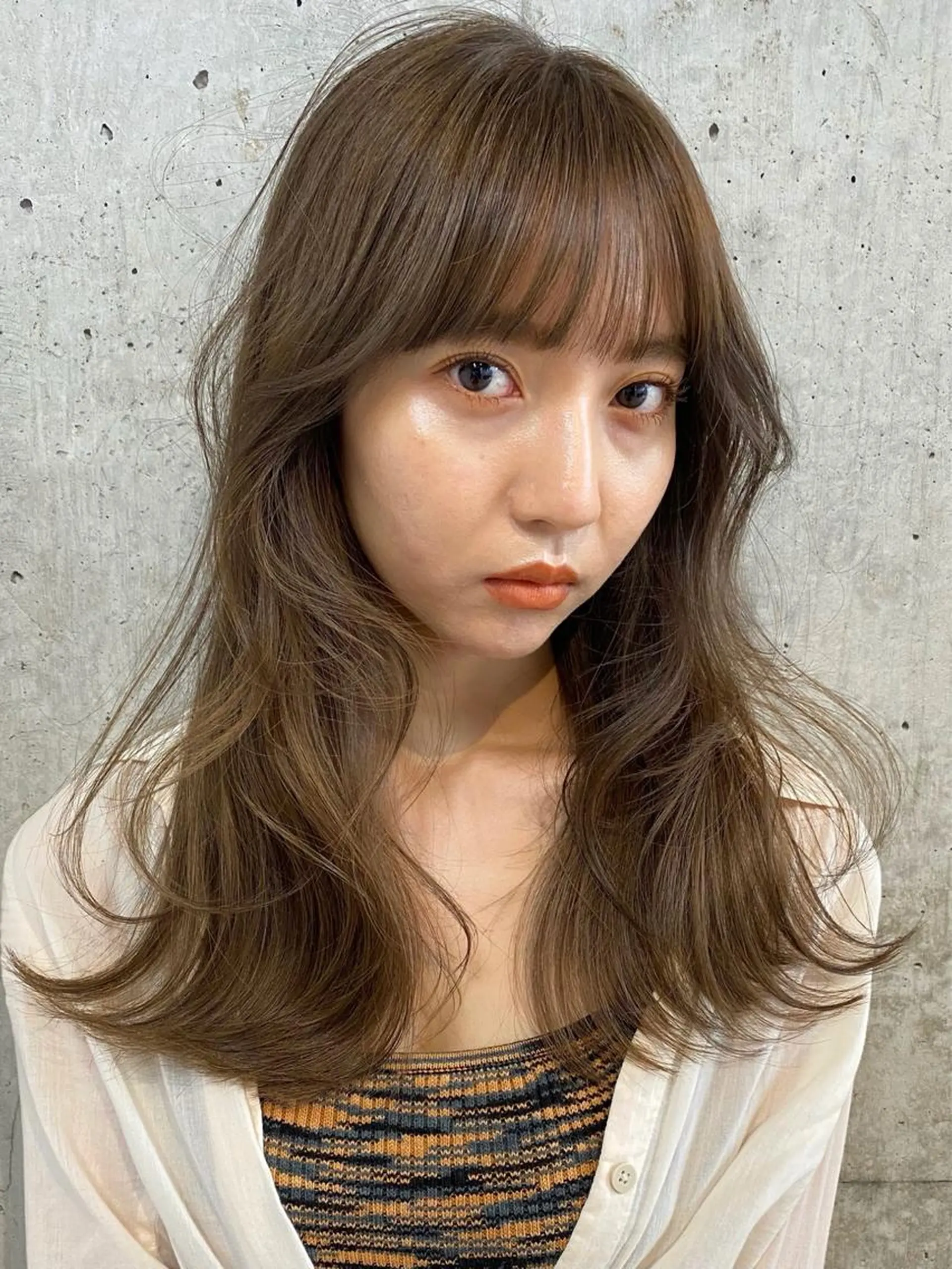 ロング カラー Pia ツボイ ケイタのヘアスタイル