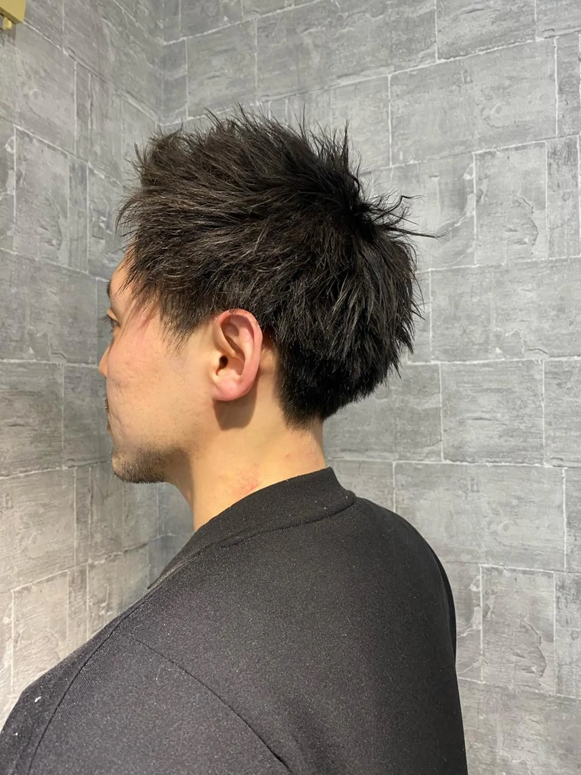 ショート パーマ メンズ メンズパーマ 神山 陽菜のヘアスタイル