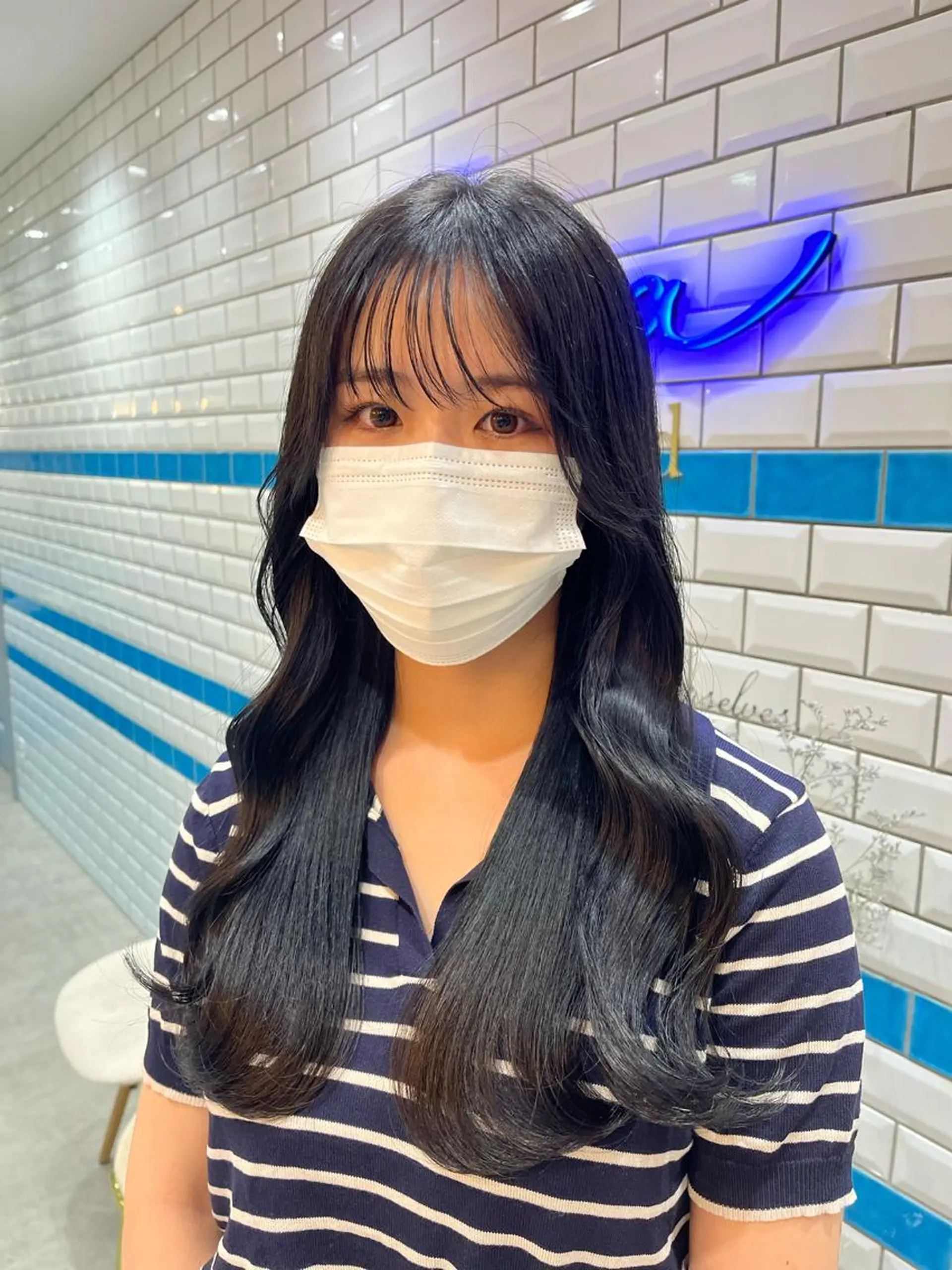 ロング 新宿/韓国レイヤー 髪質改善カラー/角所のヘアスタイル