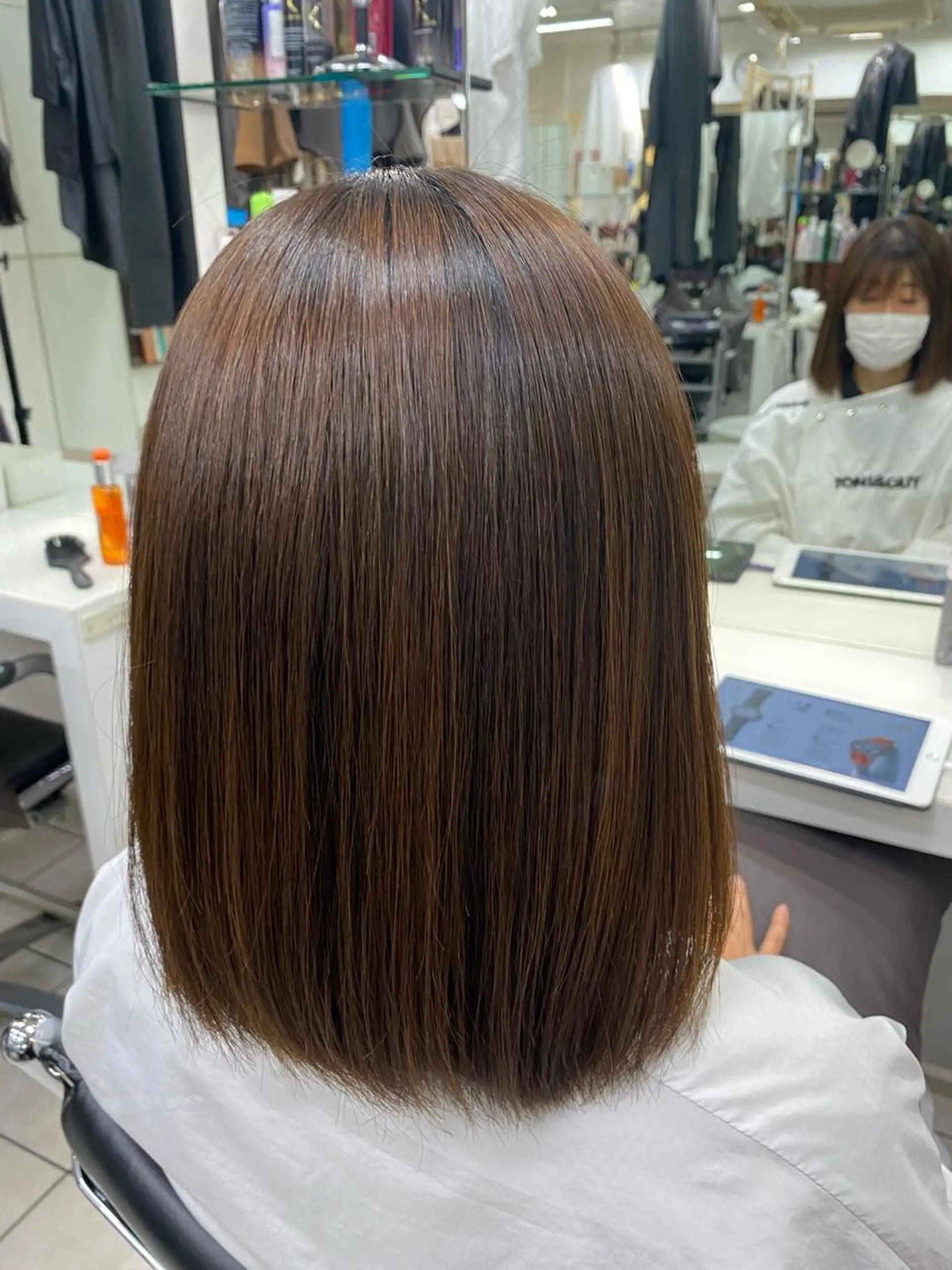 ミディアム パーマ TONI&GUY   EBISU所属・星野 菜月のヘアスタイル