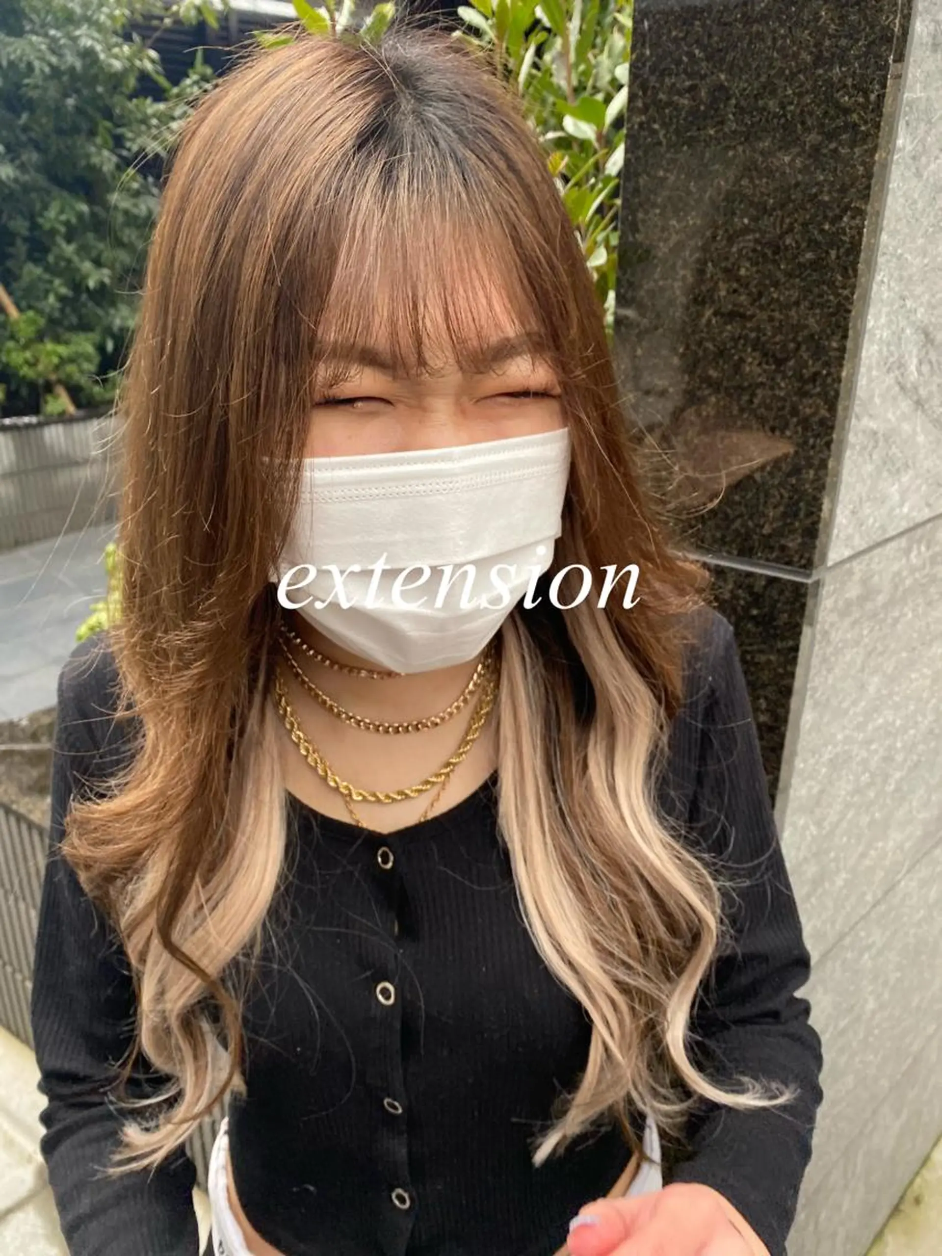 ロング カラー パーマ ヘアアレンジ ブリーチカラー特化 U-topia小島のヘアスタイル