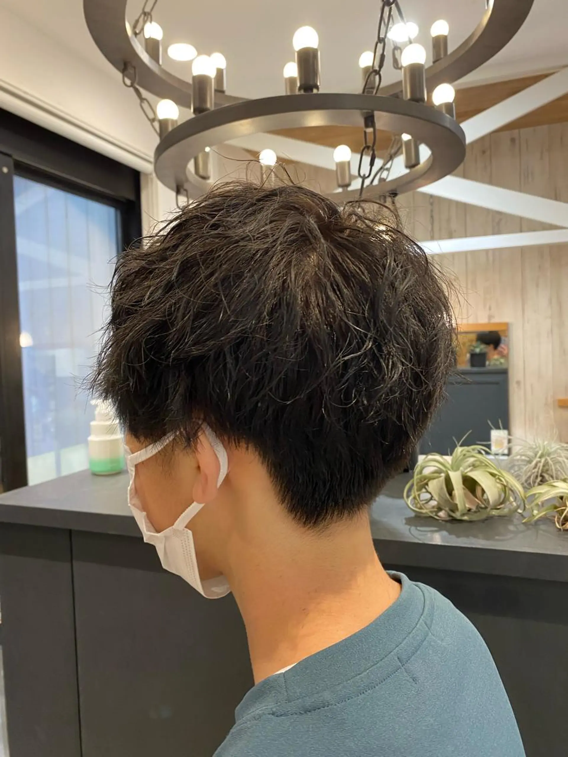 ショート パーマ 柴田 枝利子のヘアスタイル