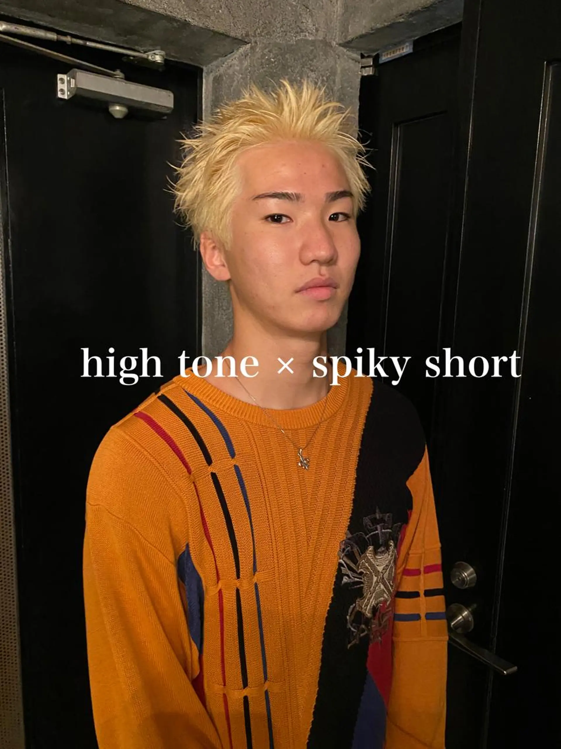 ショート カラー メンズ メンズブリーチ ブリーチ カット ヘアカラー トリートメント メンズヘア/パーマ/ SHOUTOのヘアスタイル