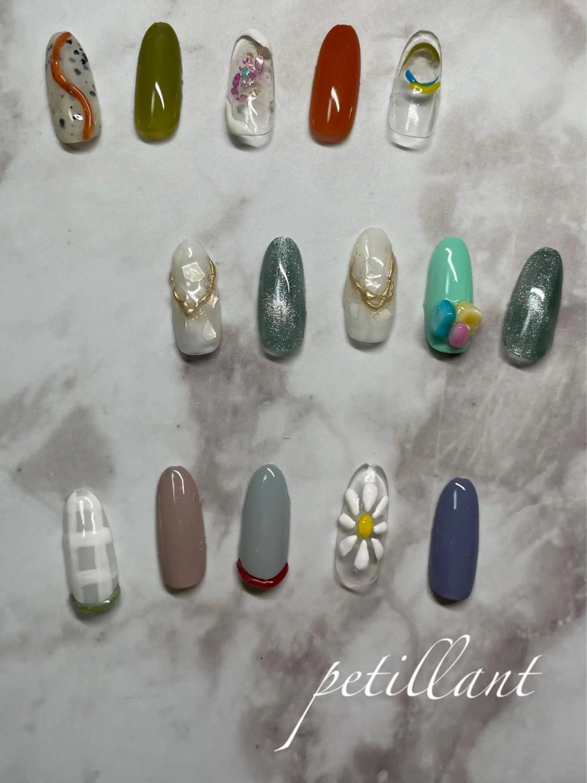 ネイル nail salon petillantのネイルデザイン