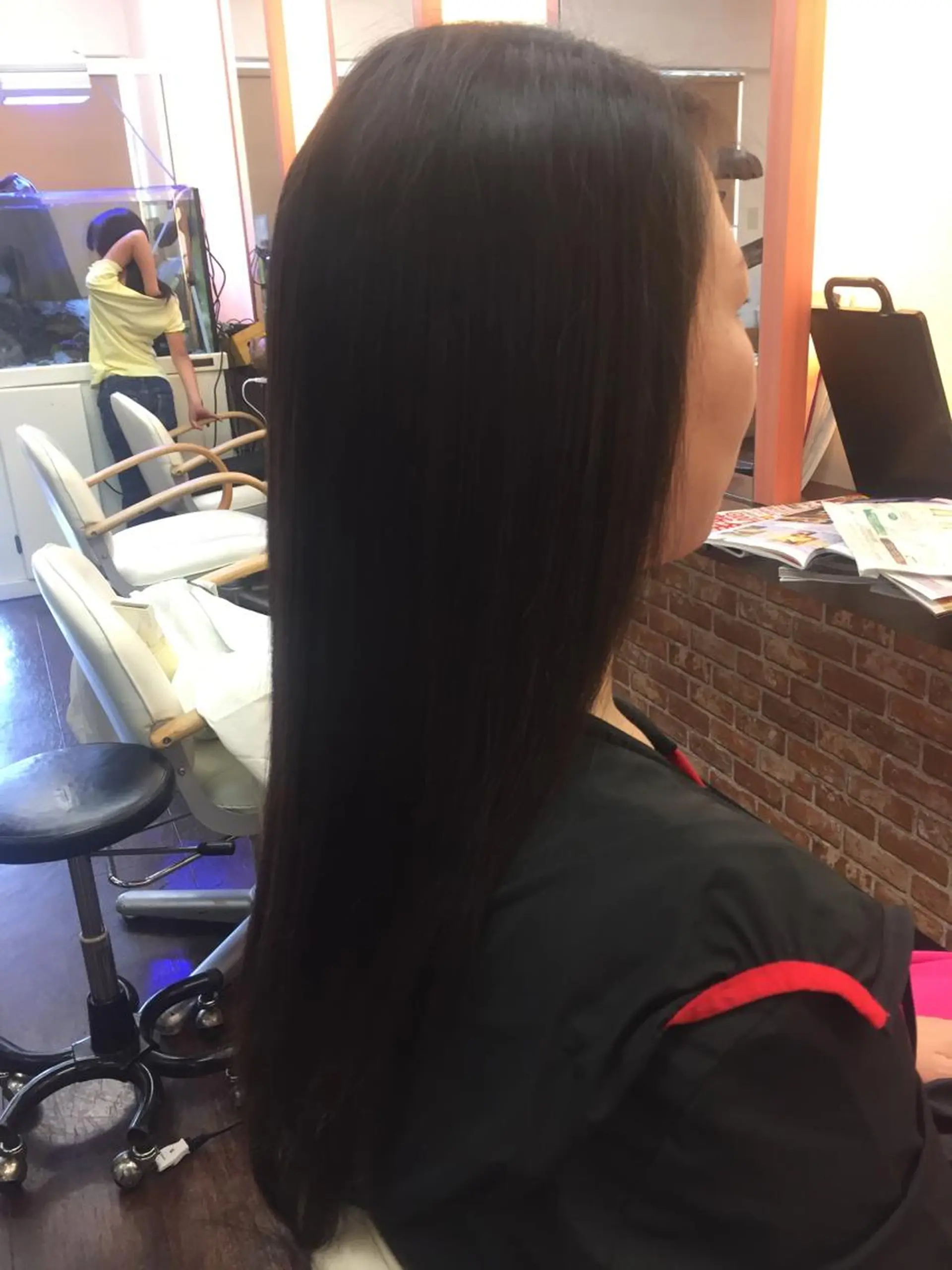 ロング パーマ 桧山 真のヘアスタイル