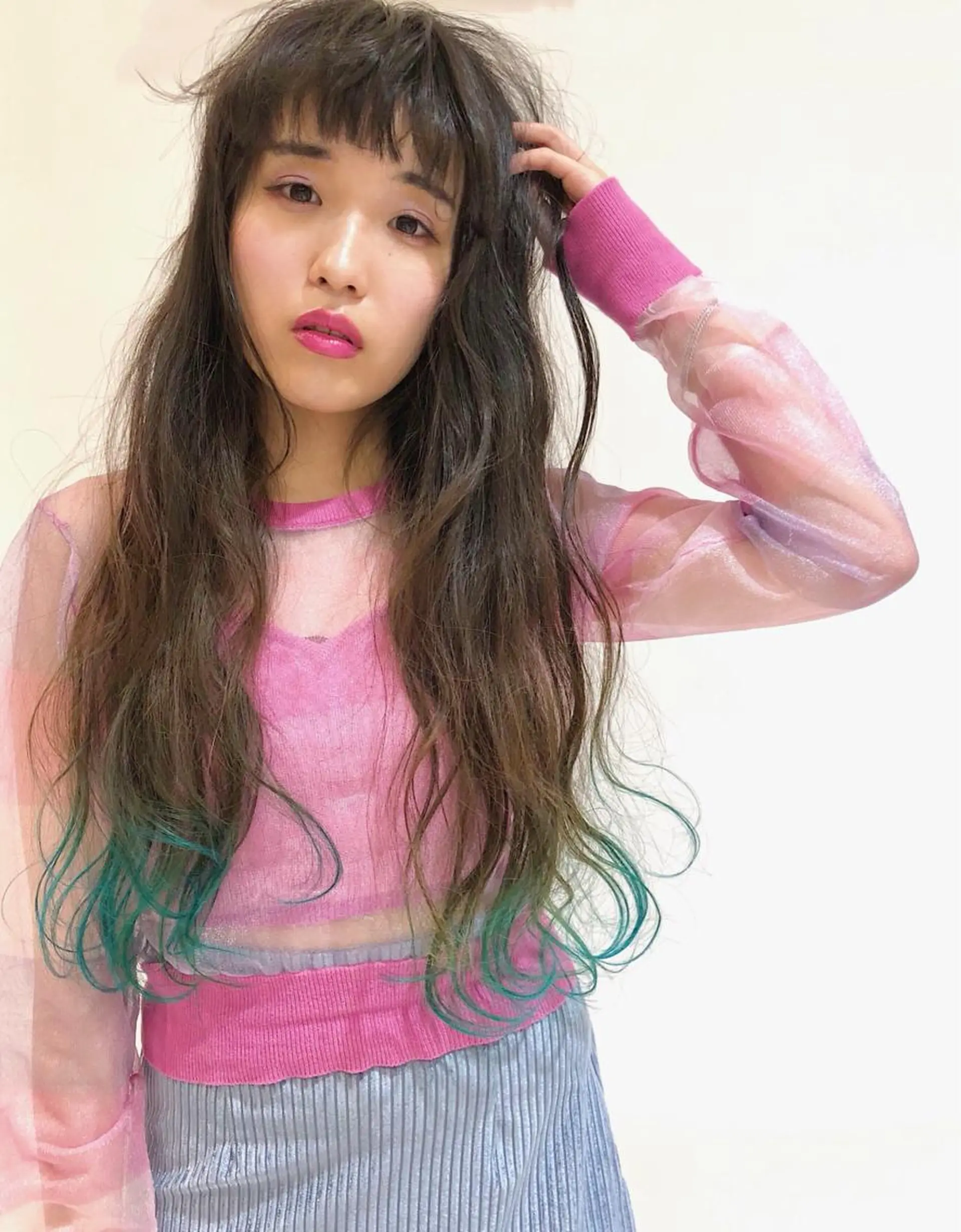 ロング カラー THE AWESUM所属・カット無料/髪質改善 髪質根本改善/艶髪のヘアスタイル