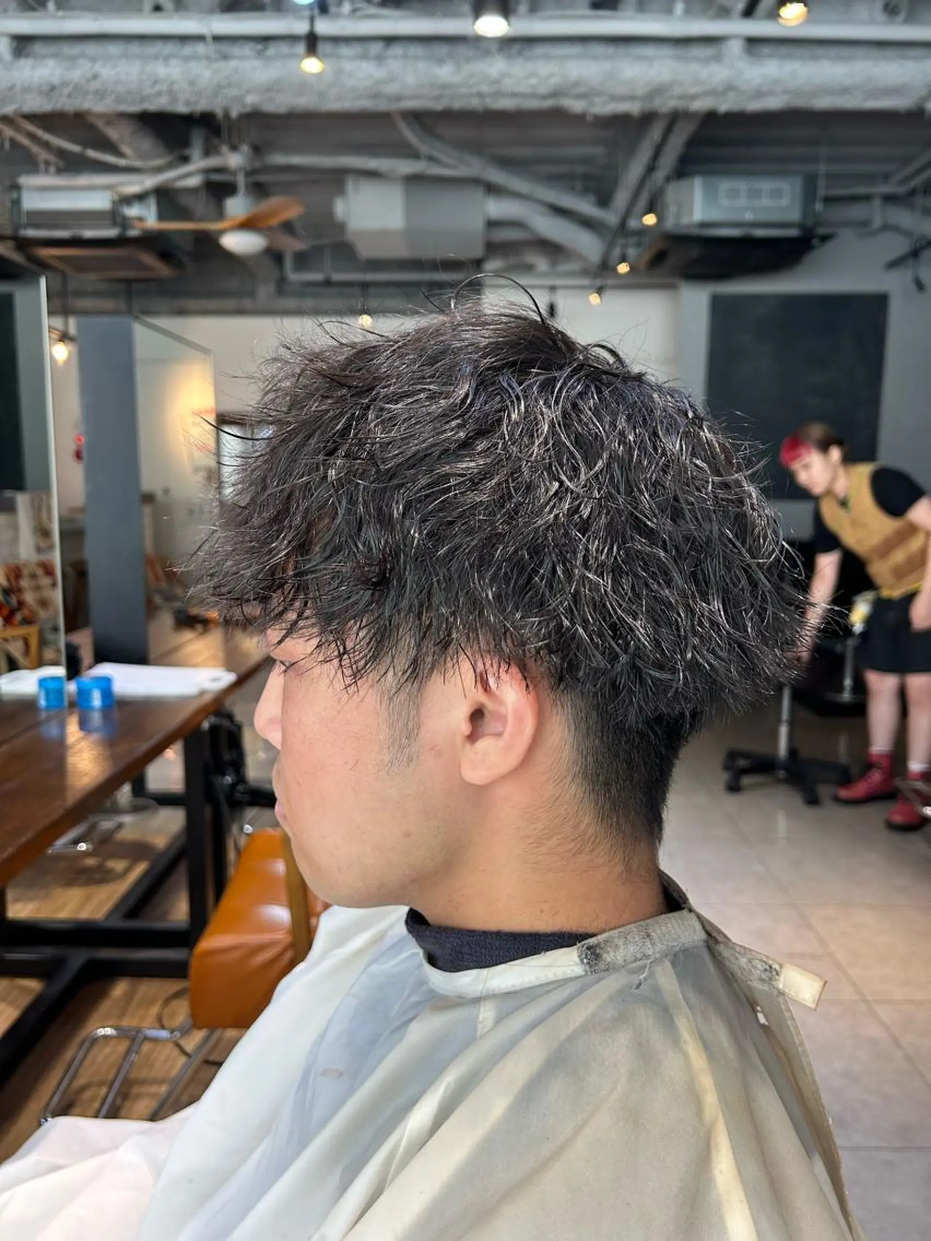 パーマ メンズ カット パーマ 🎨デザイン🥇 美髪・艶髪　日暮千敬のヘアスタイル