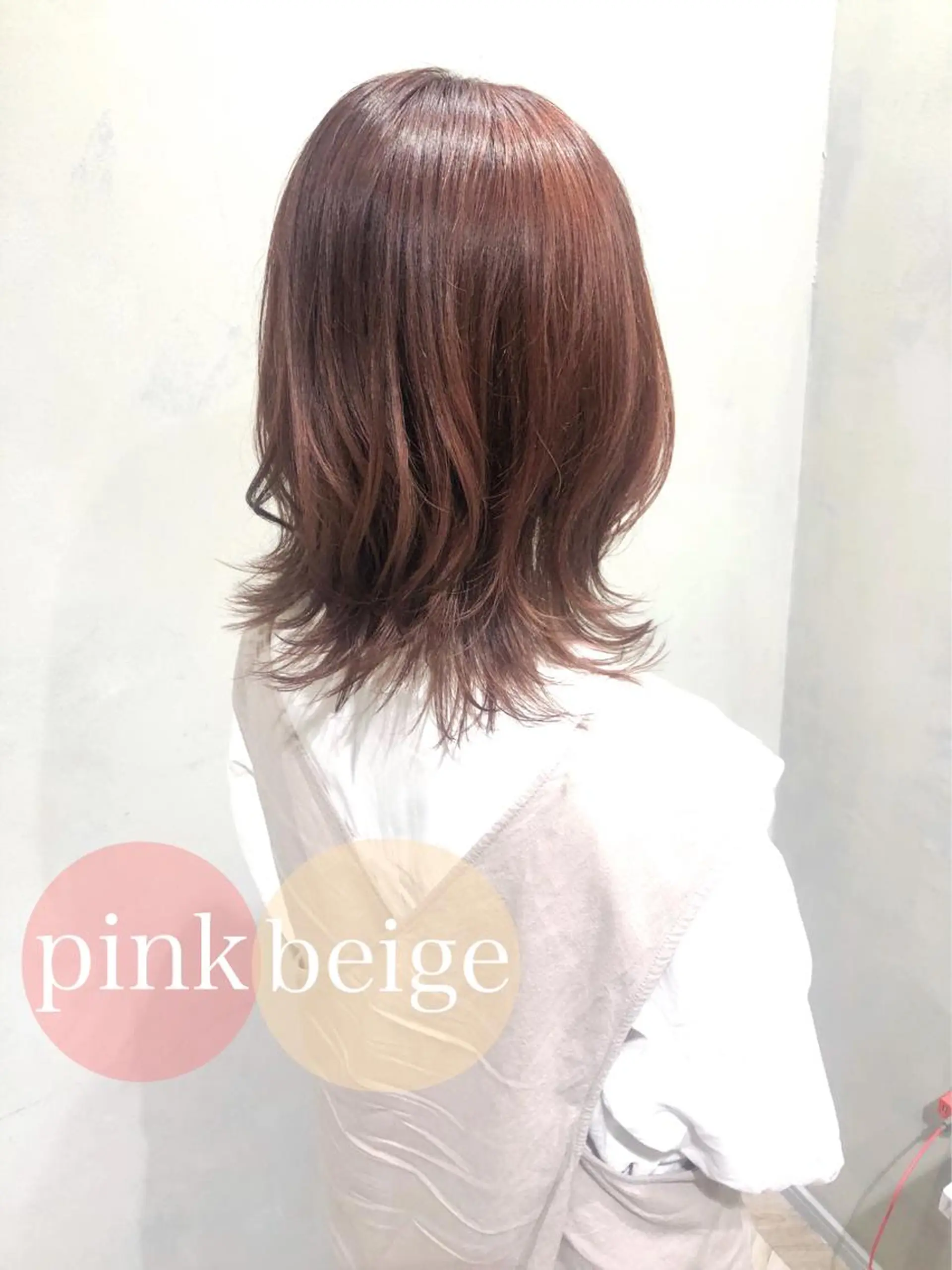 ミディアム カラー パーマ 艶髪/韓国レイヤー イノウエヒロキのヘアスタイル