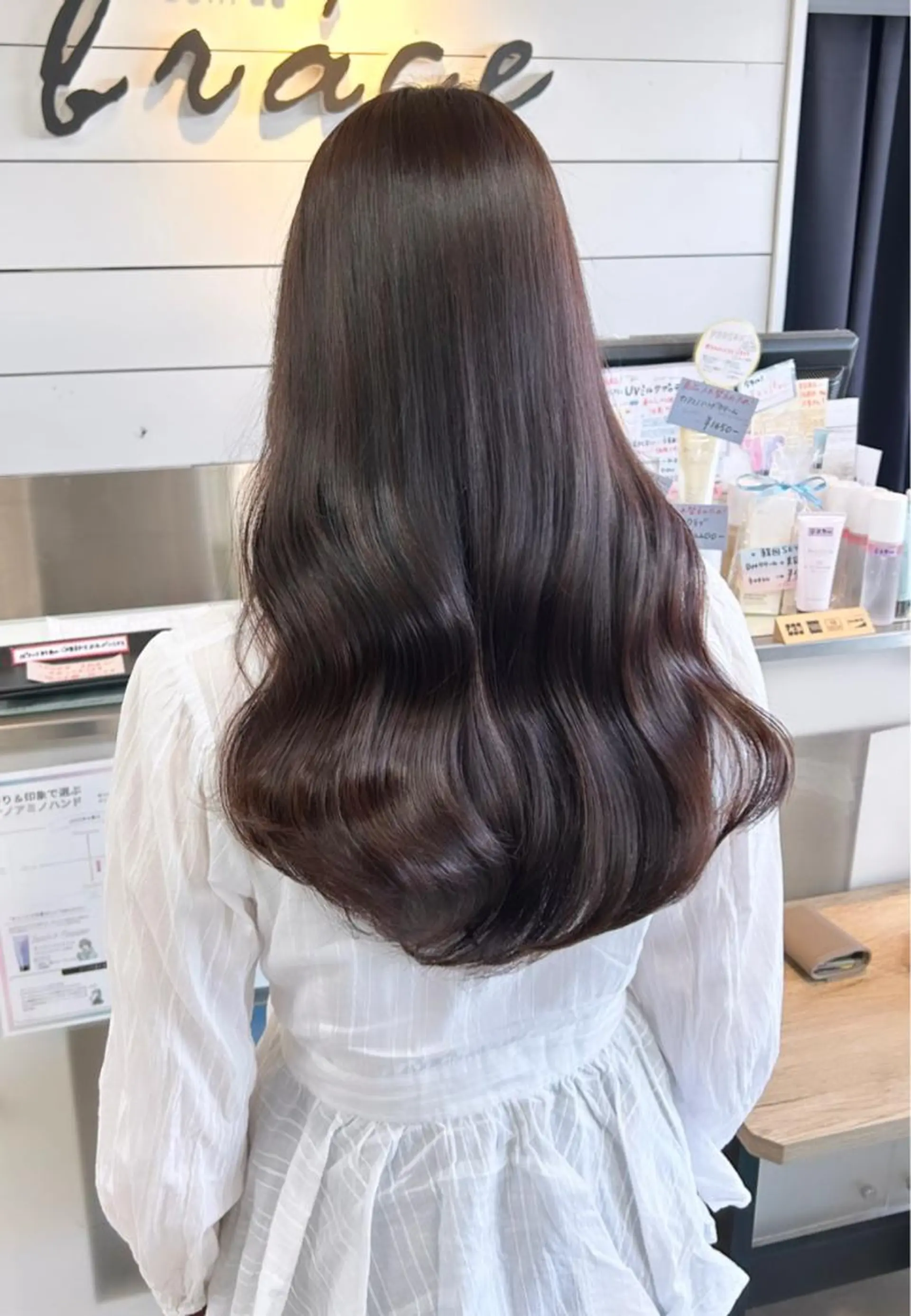 ロング パープルカラー 🫧艶髪カラー🫧 森本くるみのヘアスタイル