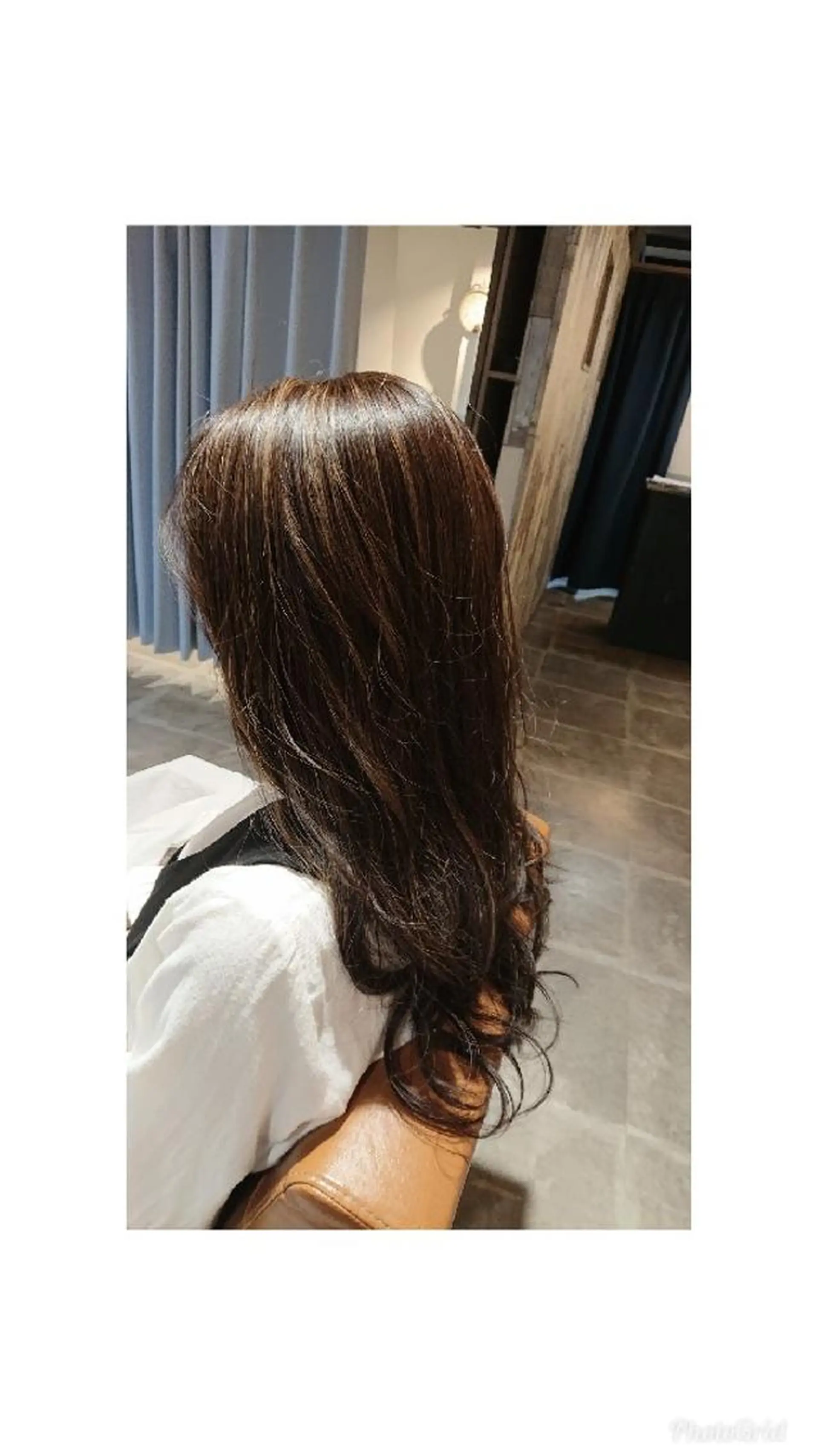 カラー ロング alushe 岡 陽子のヘアスタイル