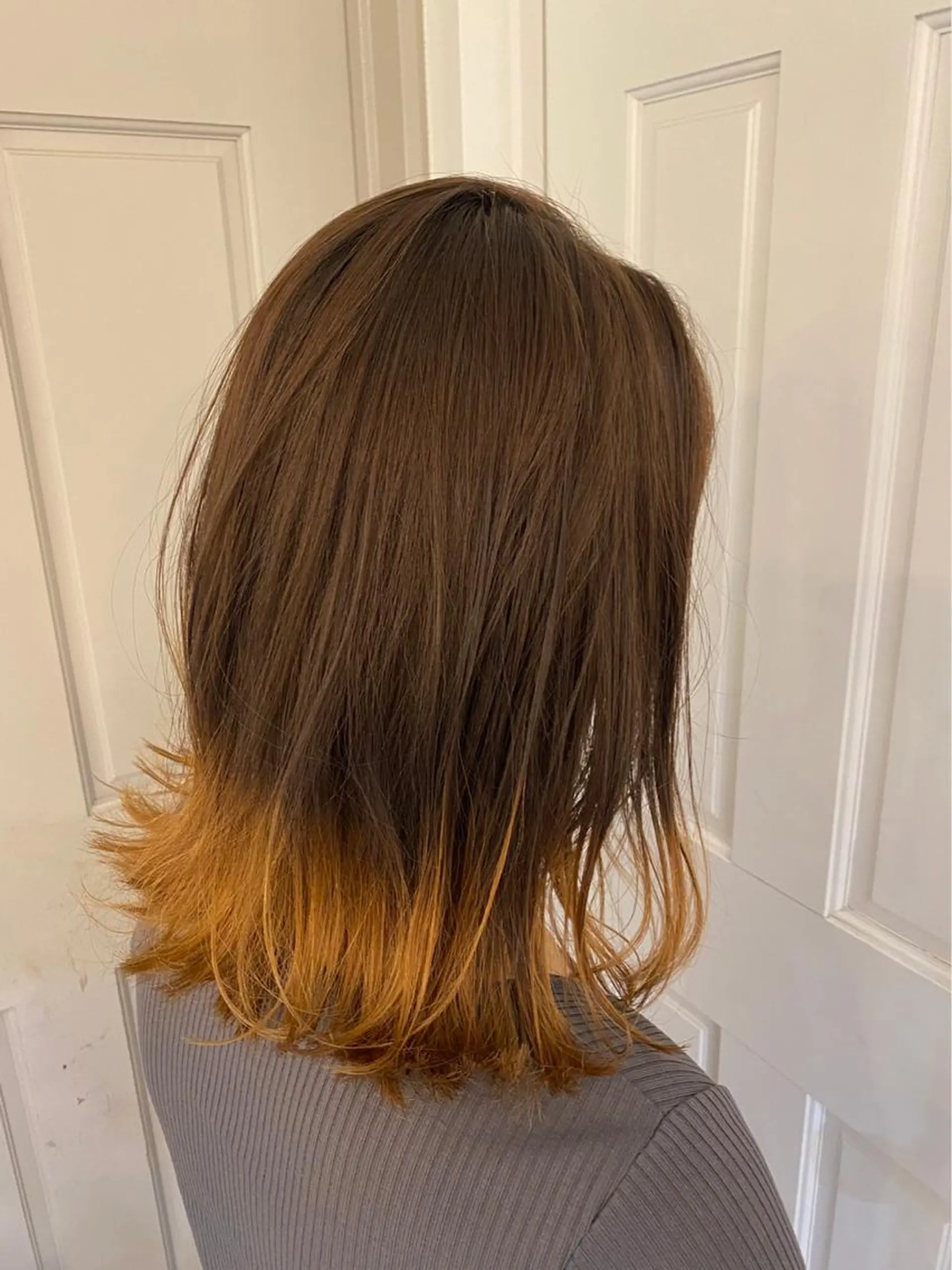 ミディアム カラー カット ヘアカラー トリートメント 顔周り/ブリーチなし /縮毛矯正🫧伊勢のヘアスタイル