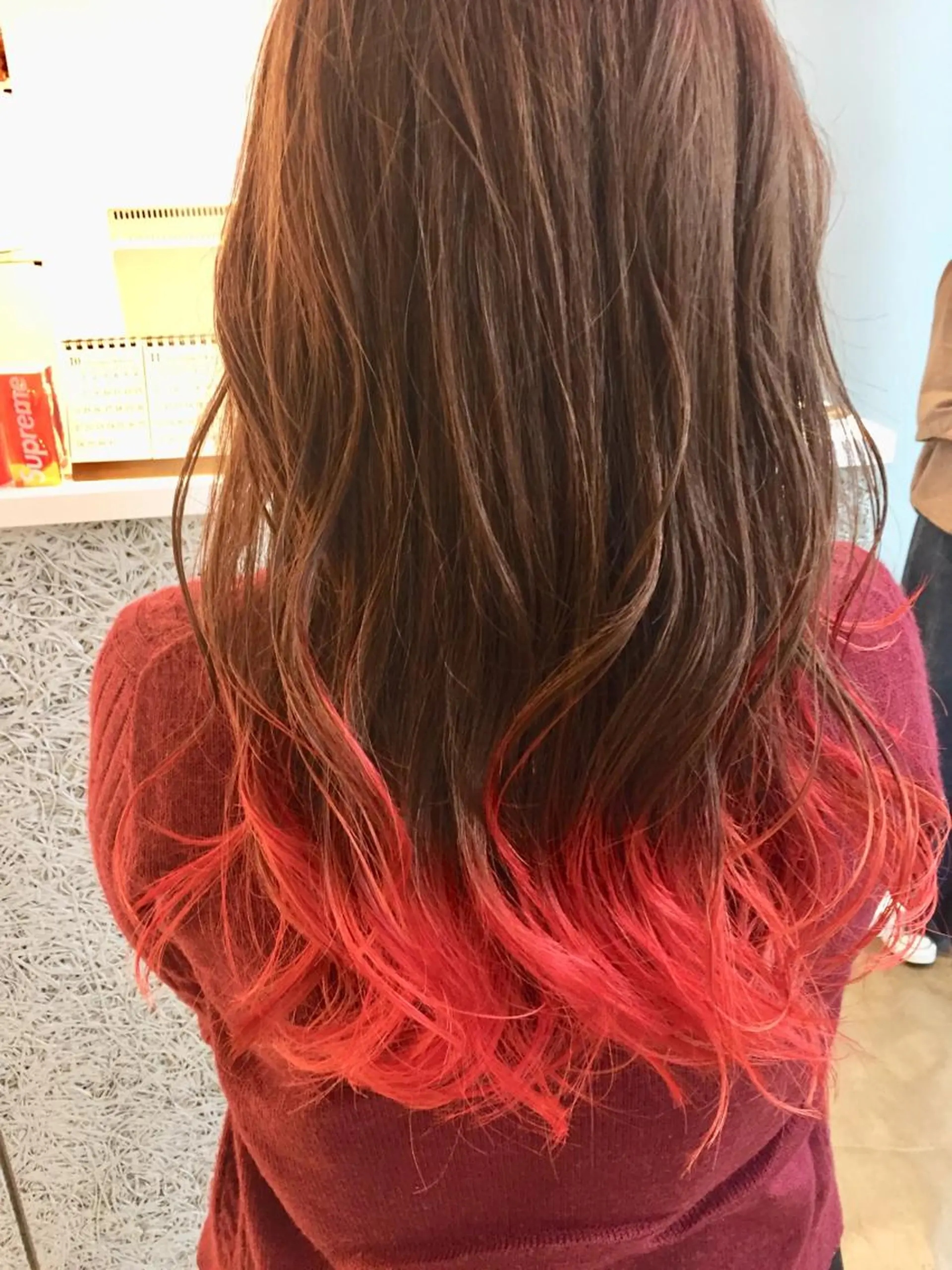 セミロング カット ヘアカラー トリートメント 所渉/韓国レイヤー /ウルフカットのヘアスタイル