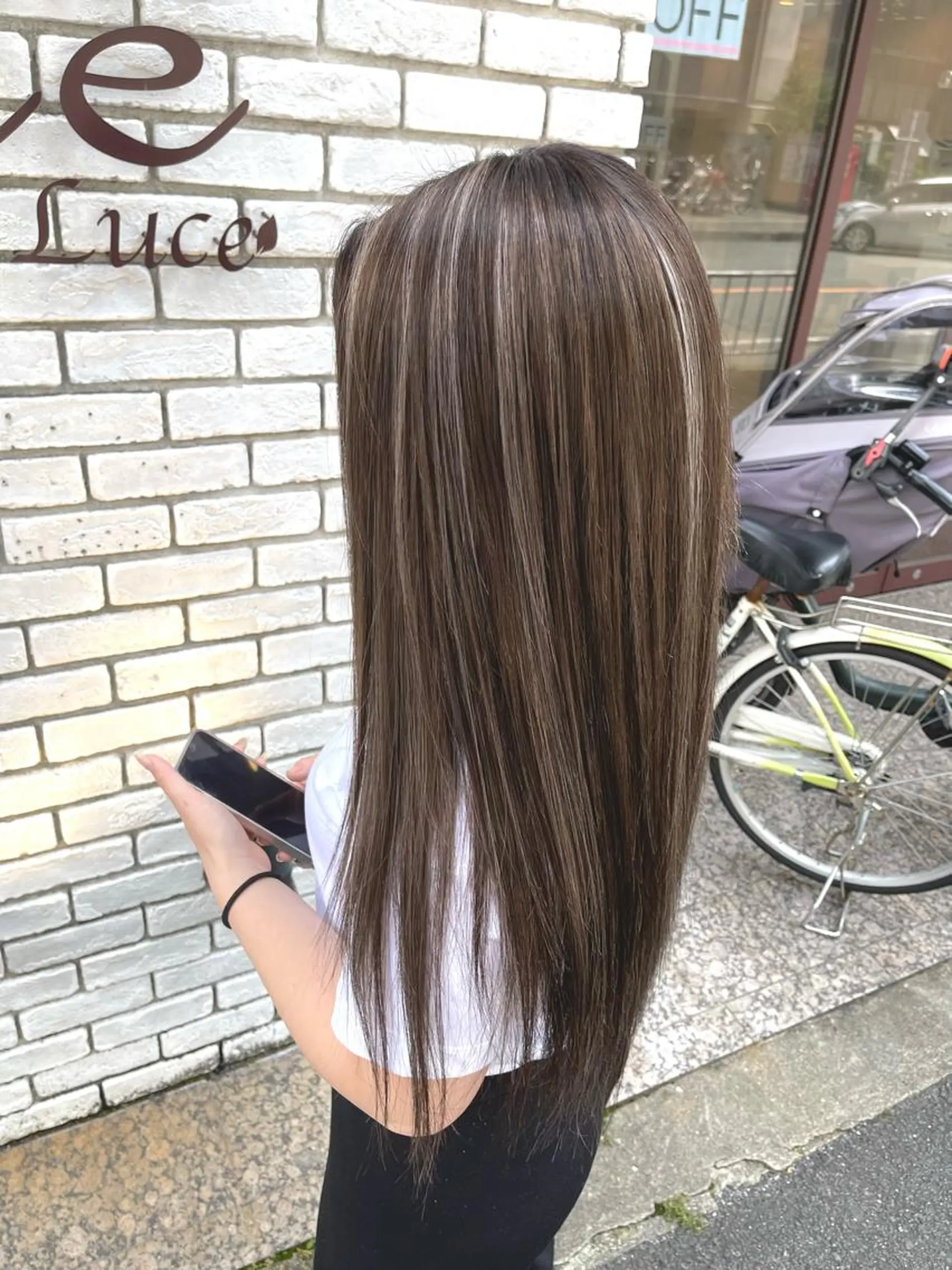 ロング カラー ヘアカラー トリートメント tori六甲道所属・六反 仁哉のヘアスタイル