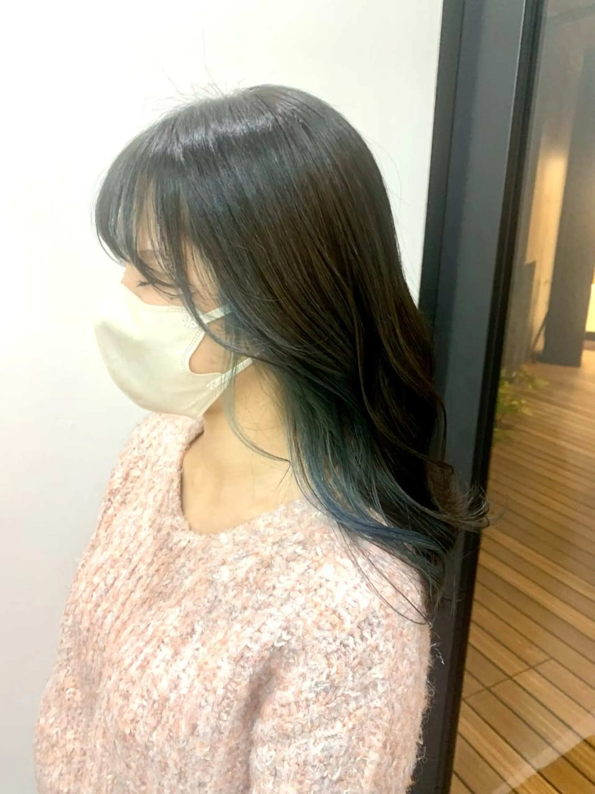 ロング カラー ヘアカラー トリートメント 🌷ラベンダーピンク 顔まわり🌷ねいろのヘアスタイル