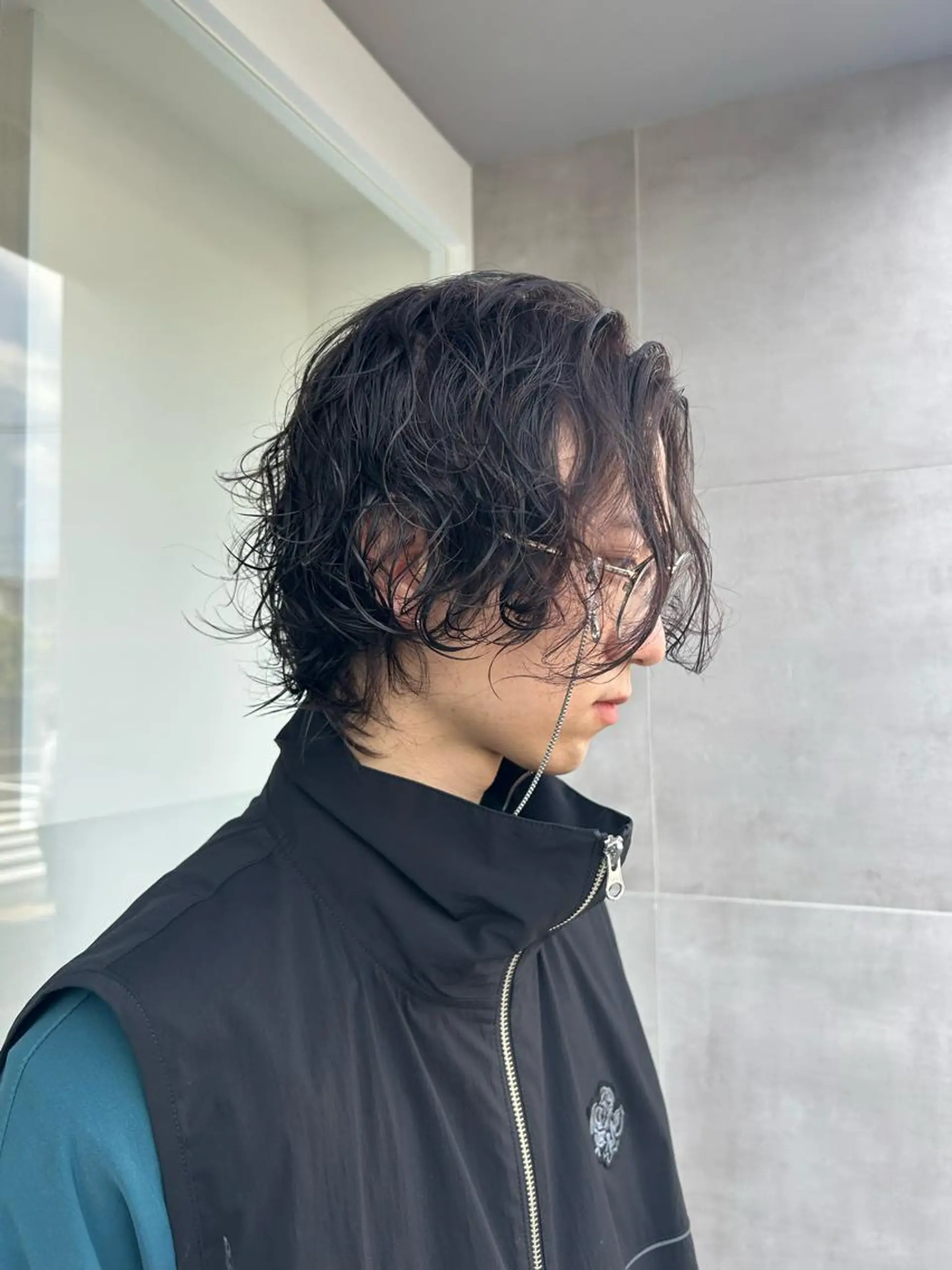 メンズ 韓国メンズ特化 パーマSatskiのヘアスタイル